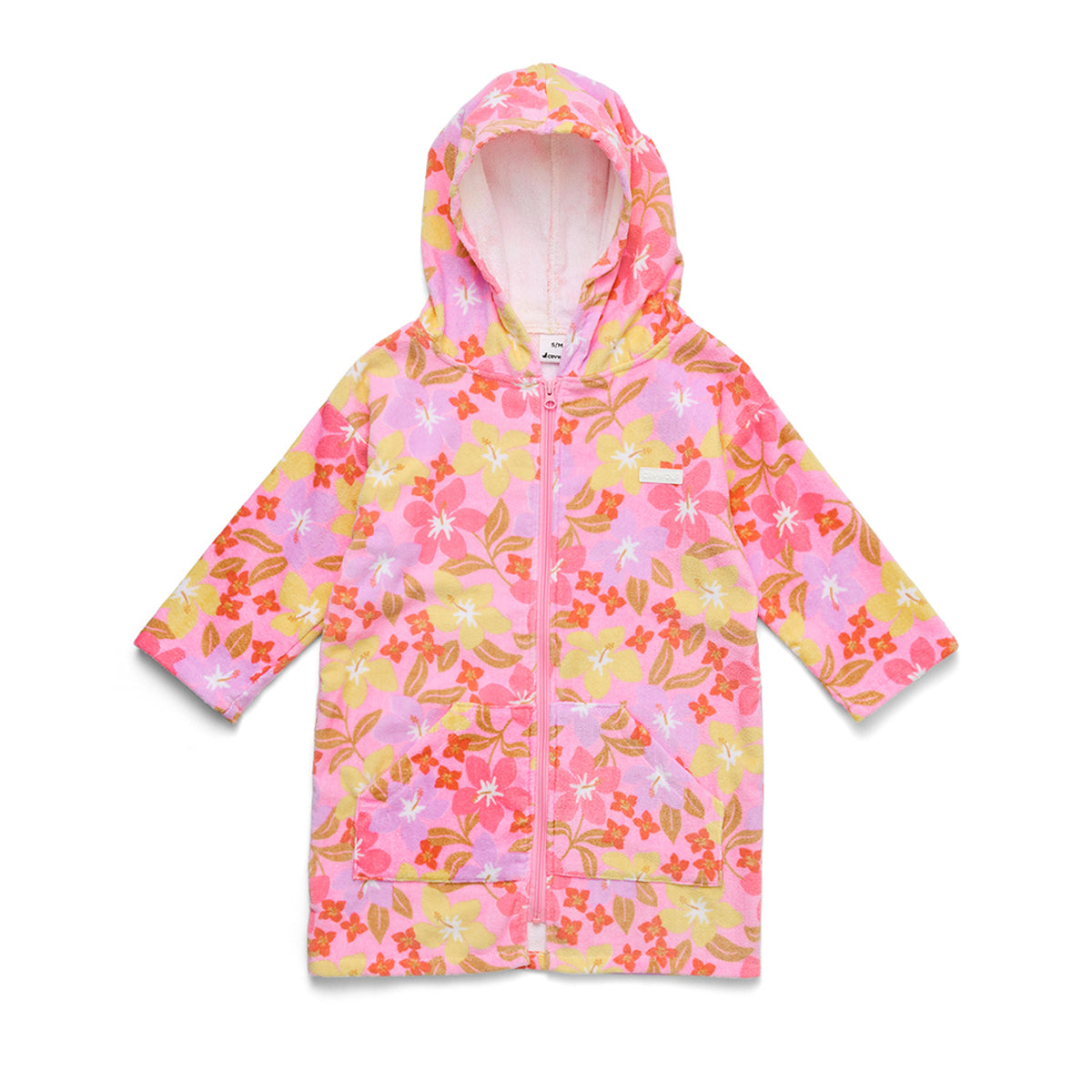 Crywolf | Zip-Up Towel - Hibiscus Daze