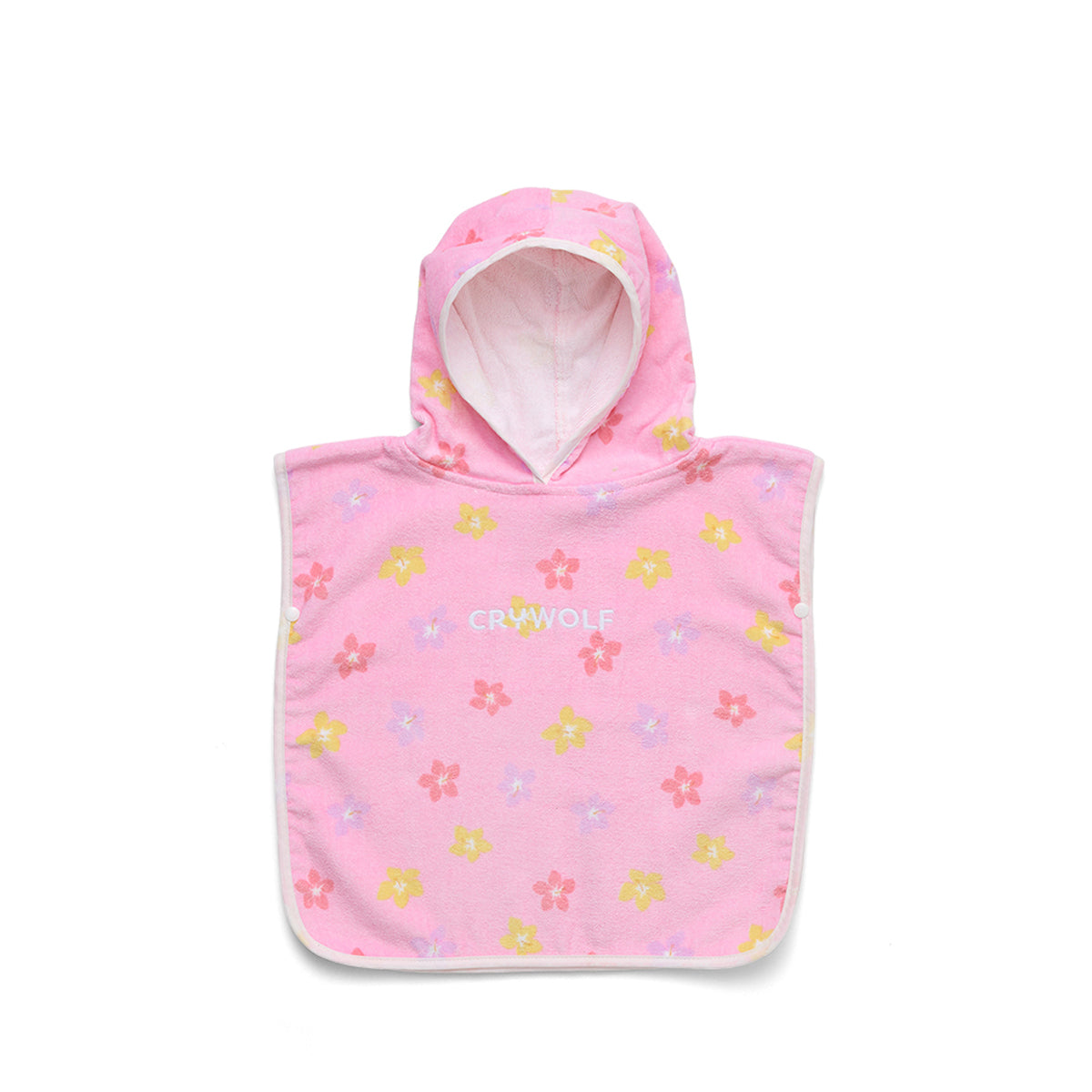 Crywolf | Baby Hooded Towel - Hibiscus Bloom