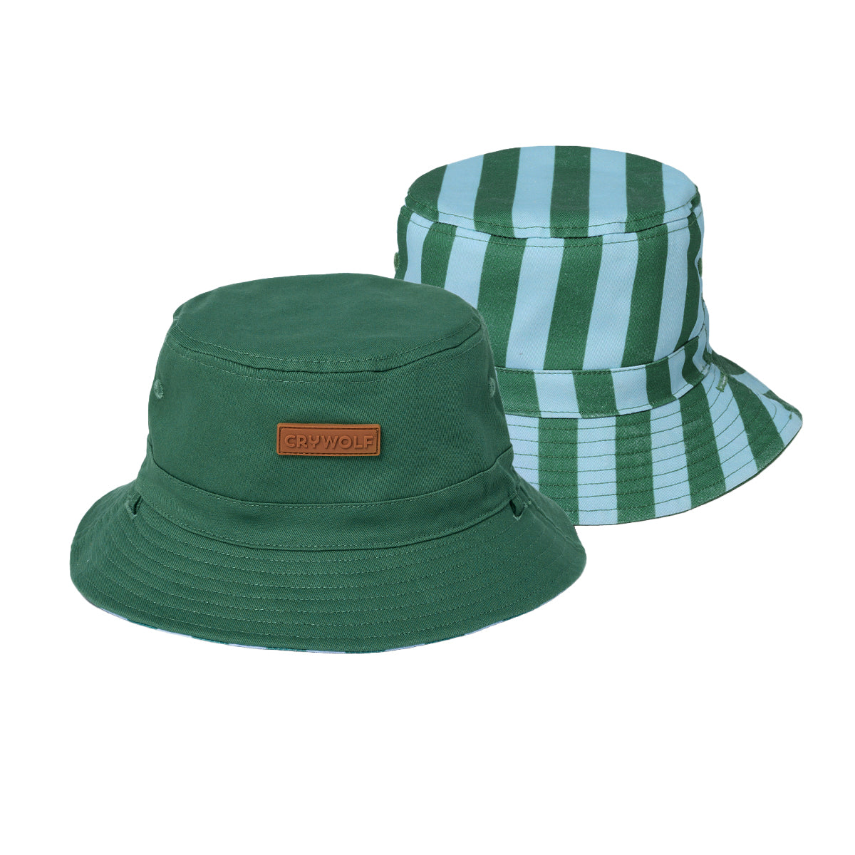 Crywolf | Reversible Bucket Hat - Deck Stripe