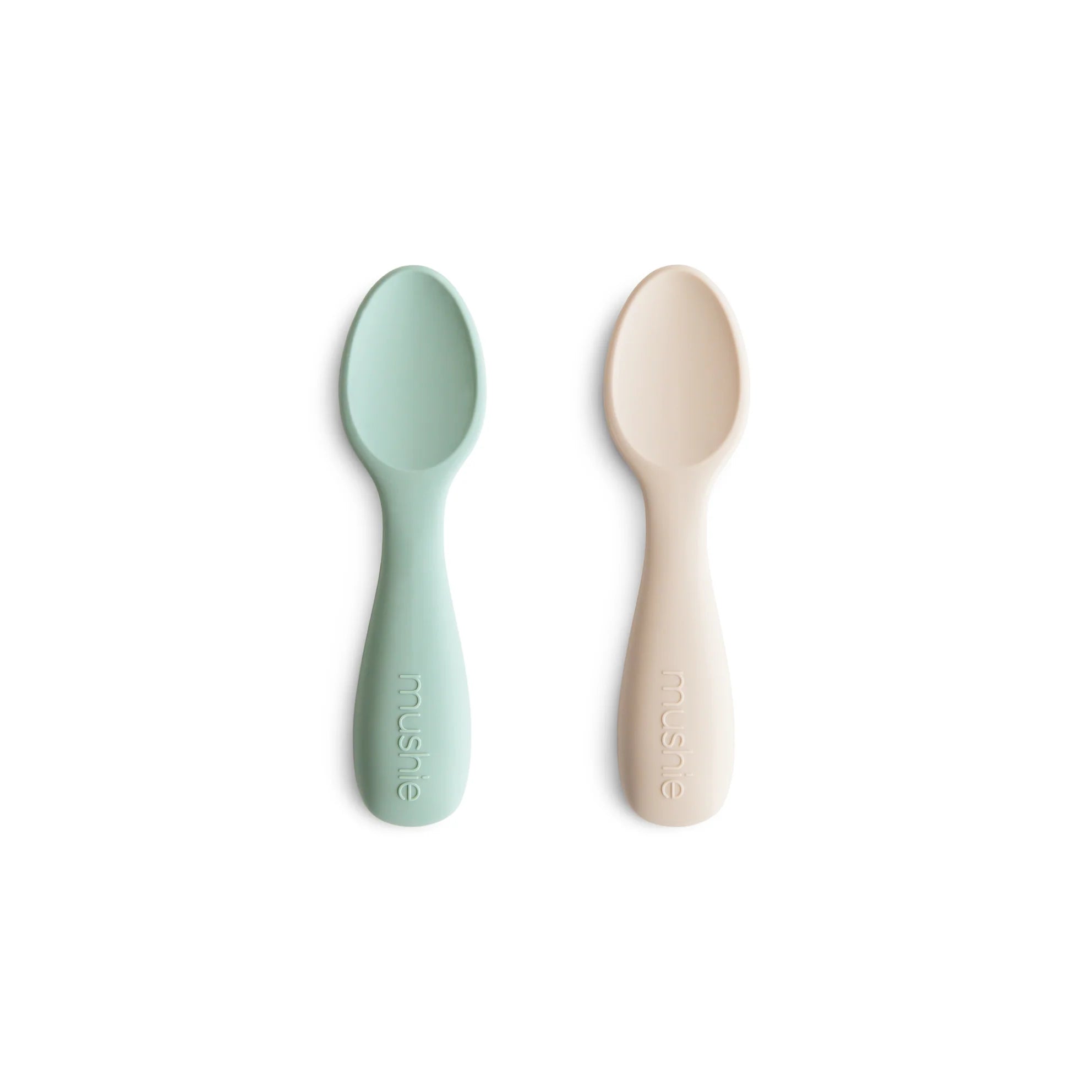 Mushie | Silicone Toddler Starter Spoon - 2pk