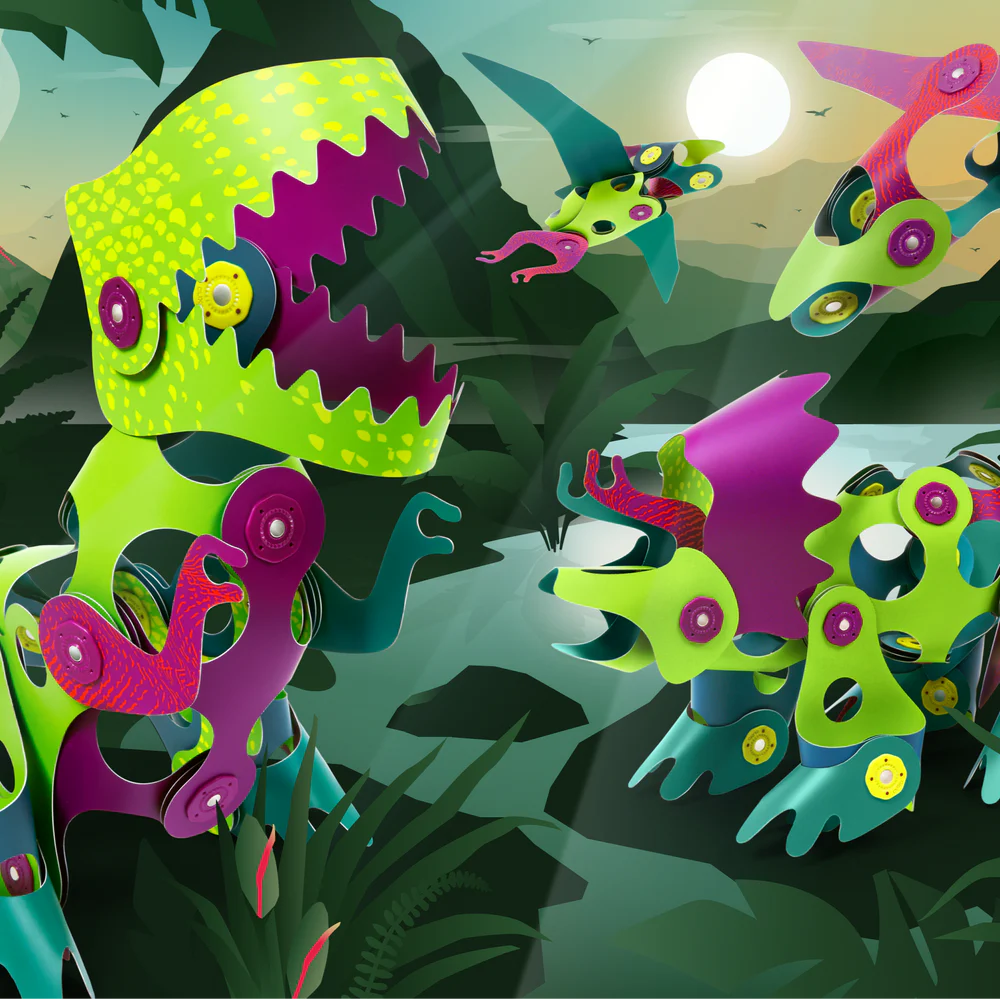 Clixo | Dino Adventure - 36pc