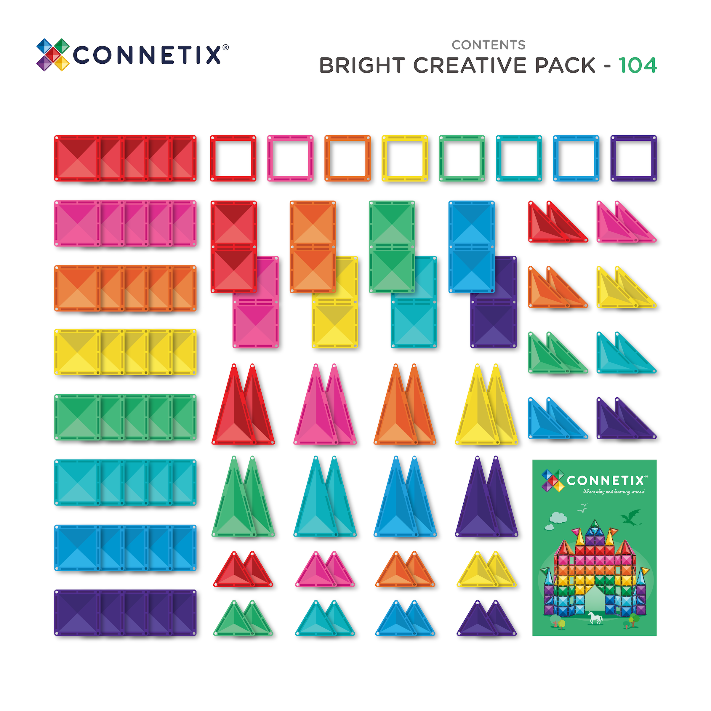 CONNETIX | Bright Creative Pack - 104pc