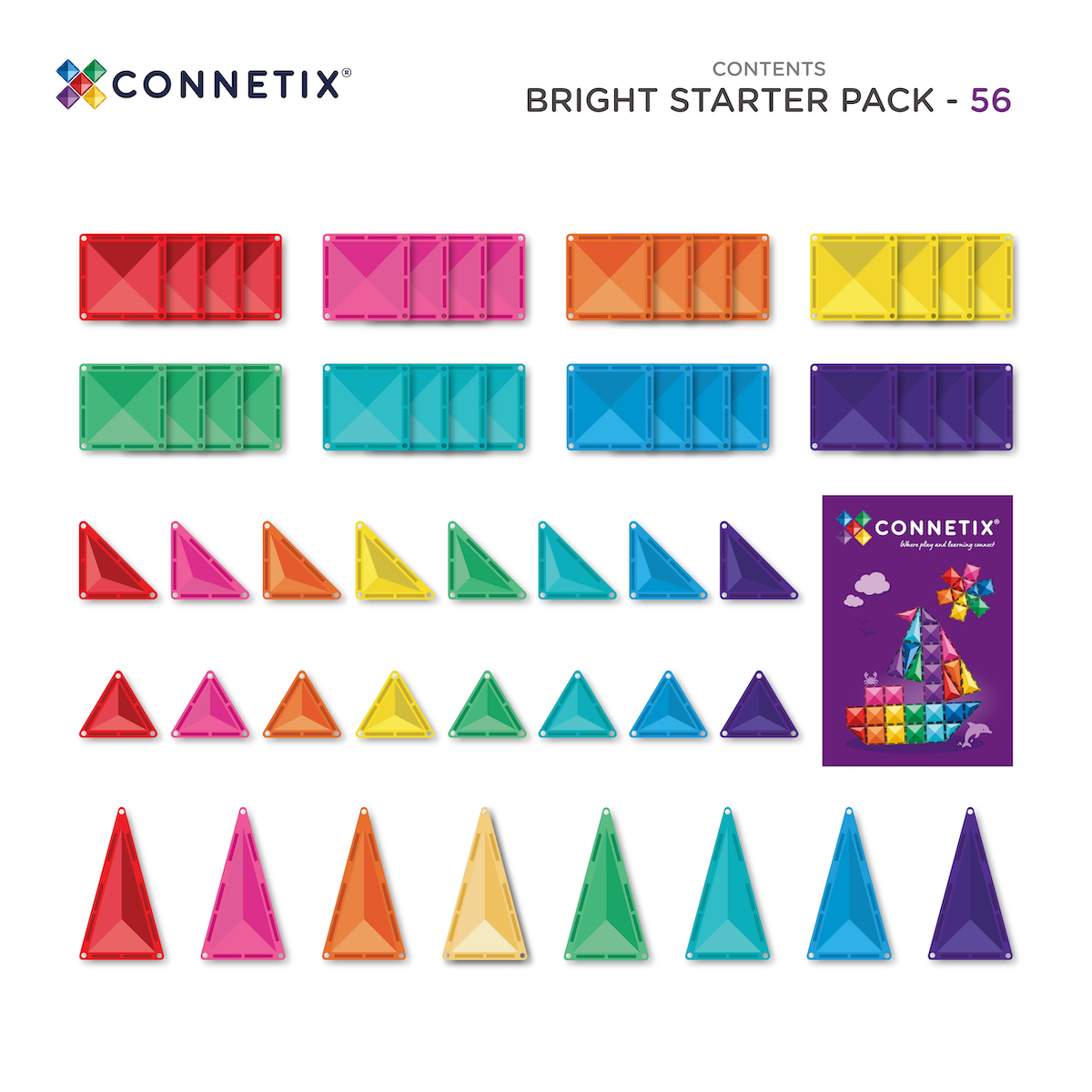 CONNETIX | Bright Starter Pack - 56pc