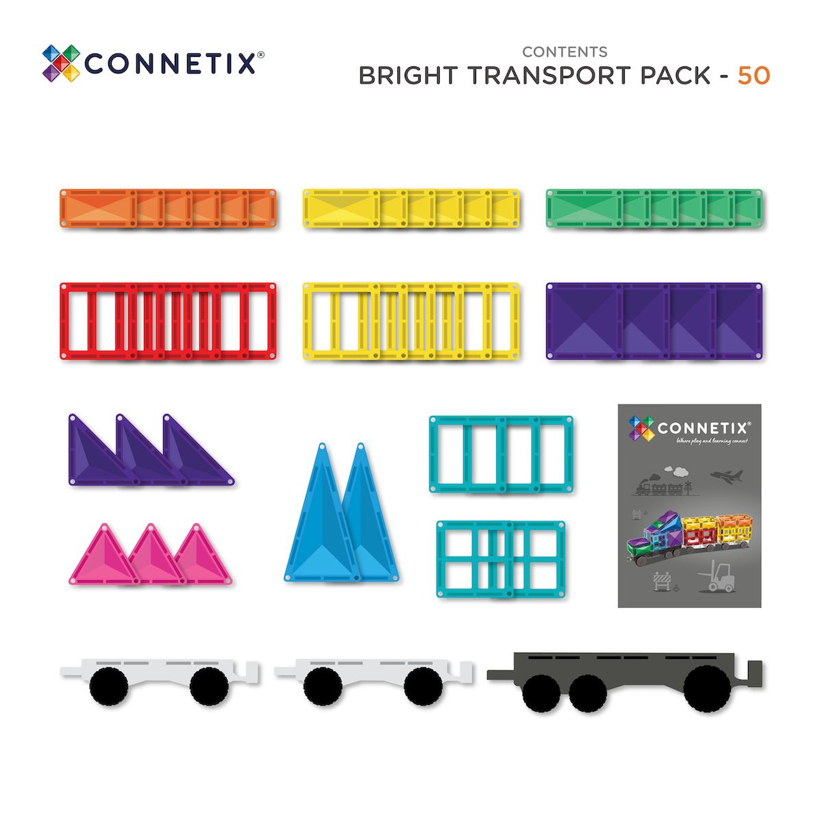 CONNETIX | Bright Transport Pack - 50pc