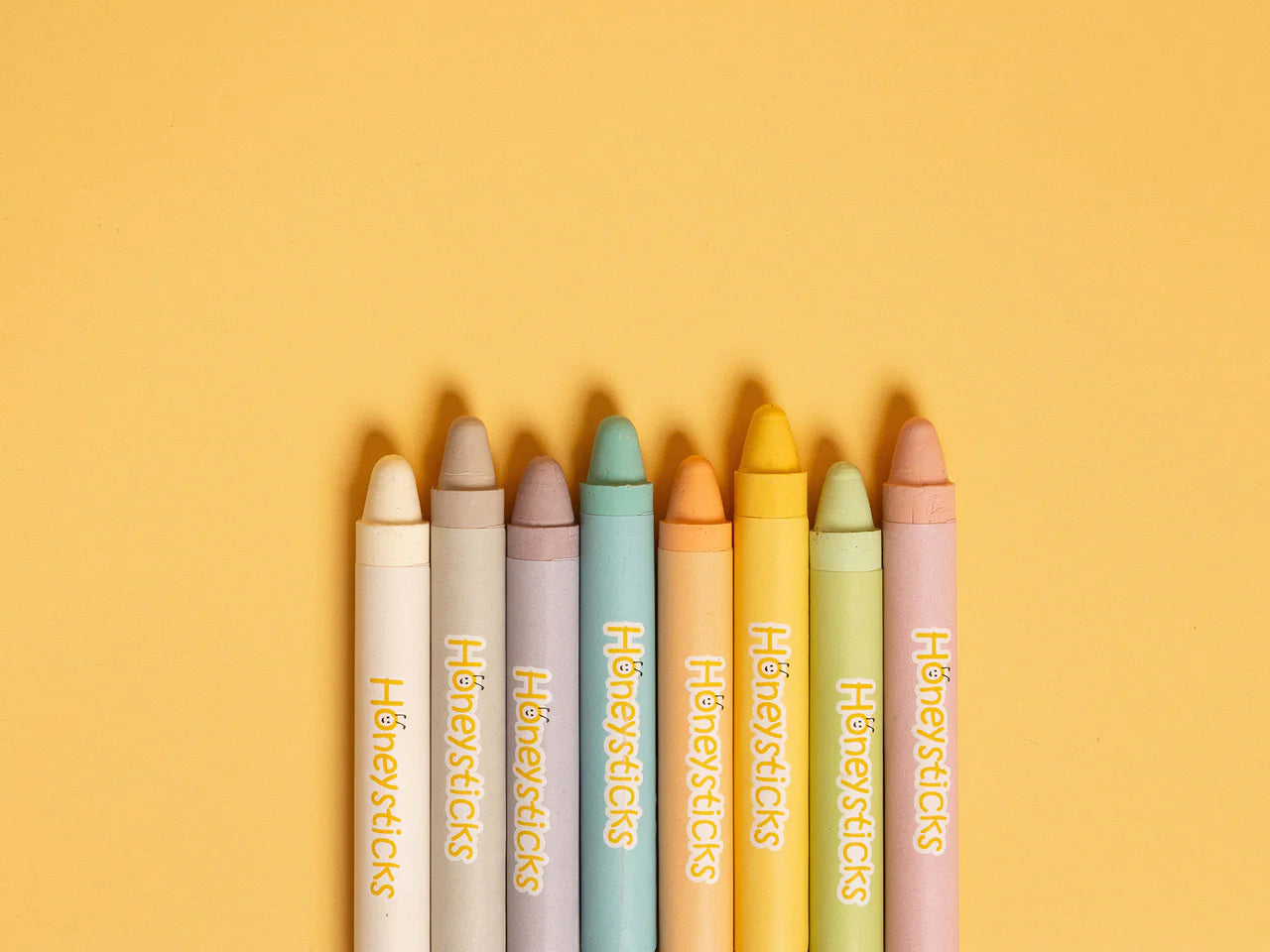 Honeysticks | Beeswax Crayons - Jumbo - Pastel 8pk
