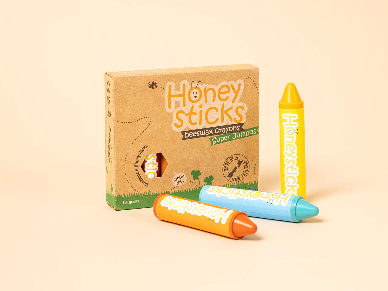 Honeysticks | Beeswax Crayons - Super Jumbos - 6pk