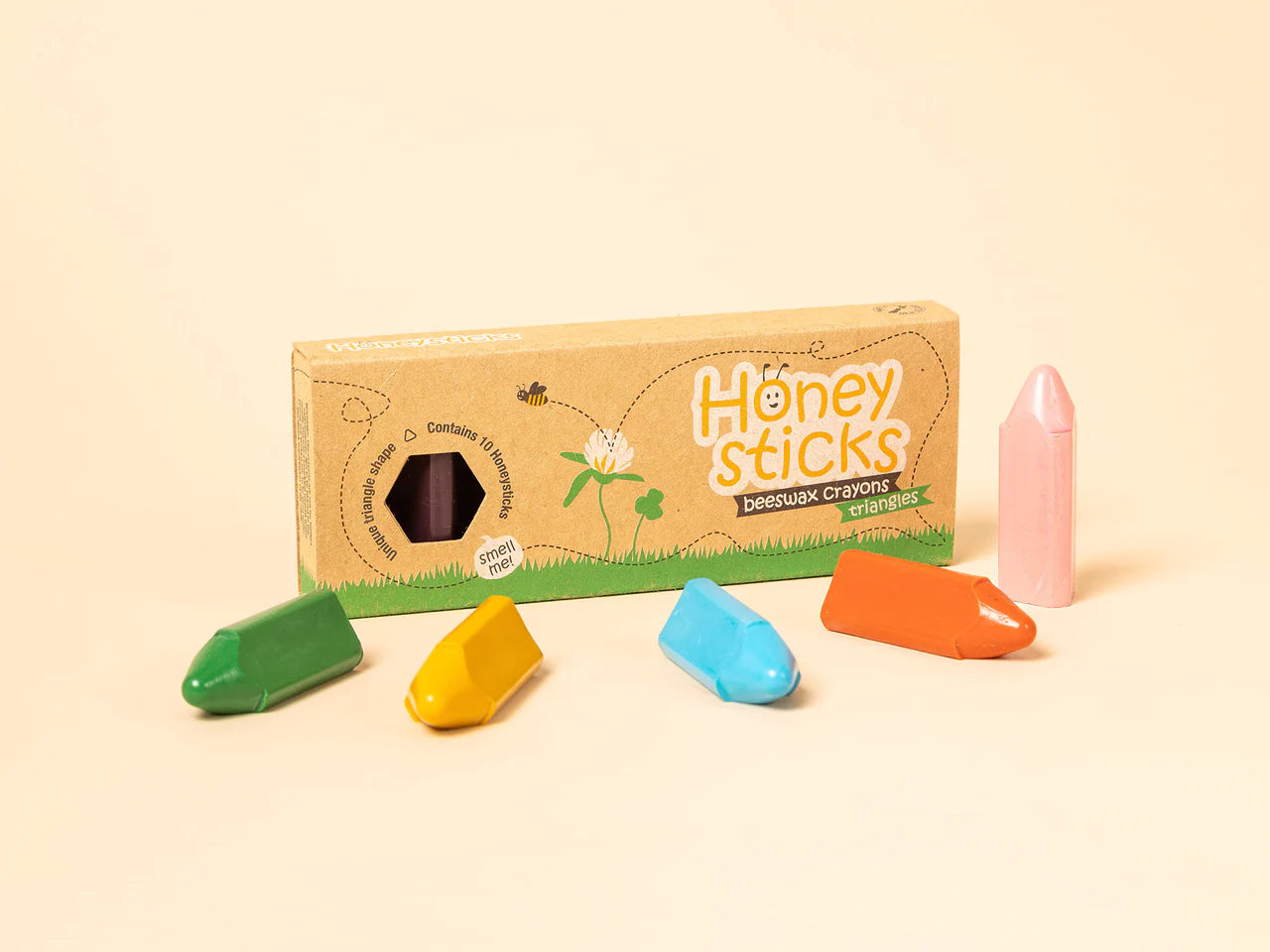 Honeysticks | Beeswax Crayons - Triangle - 10pk
