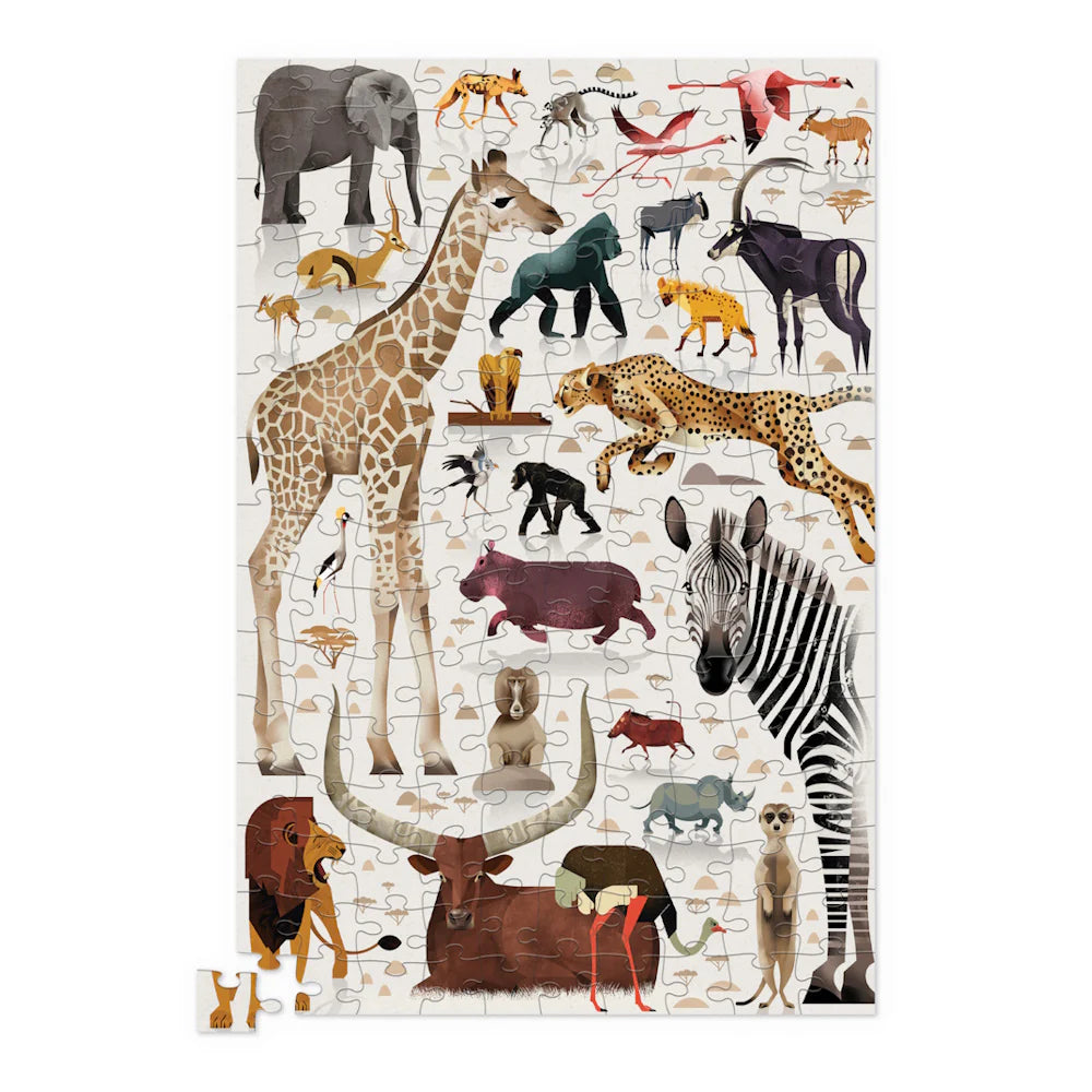 Crocodile Creek | 150pc Mini Tin Puzzle - African Animals