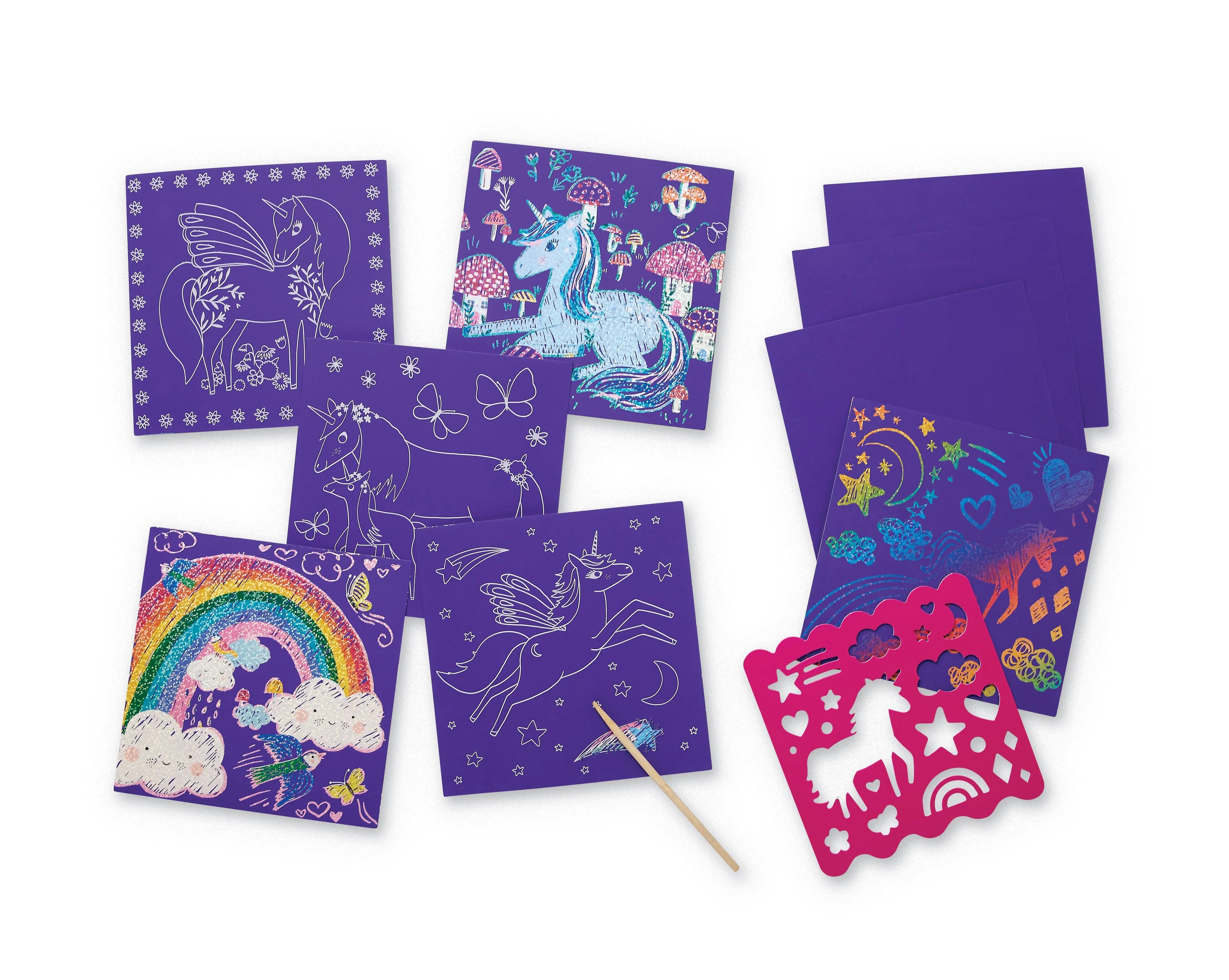 Crocodile Creek | Sparkle Scratch Art - Unicorn