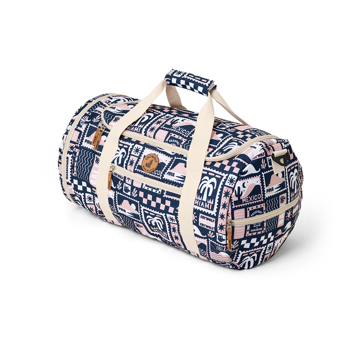 Crywolf | Packable Duffel - Blush Postcards