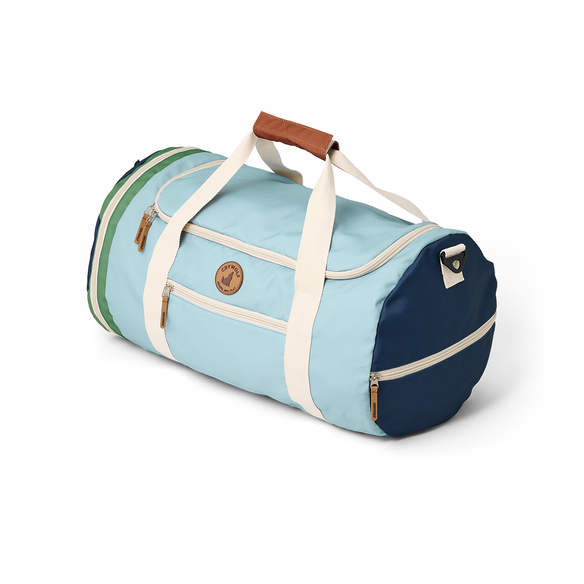 Crywolf | Packable Duffel - Ocean Colour Block