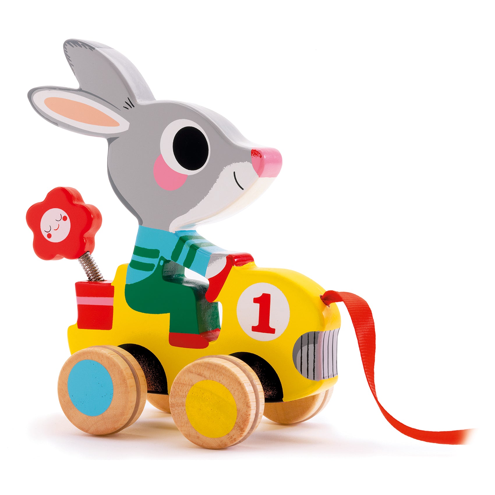 Djeco | Pull Toy - Roulapic Rabbit