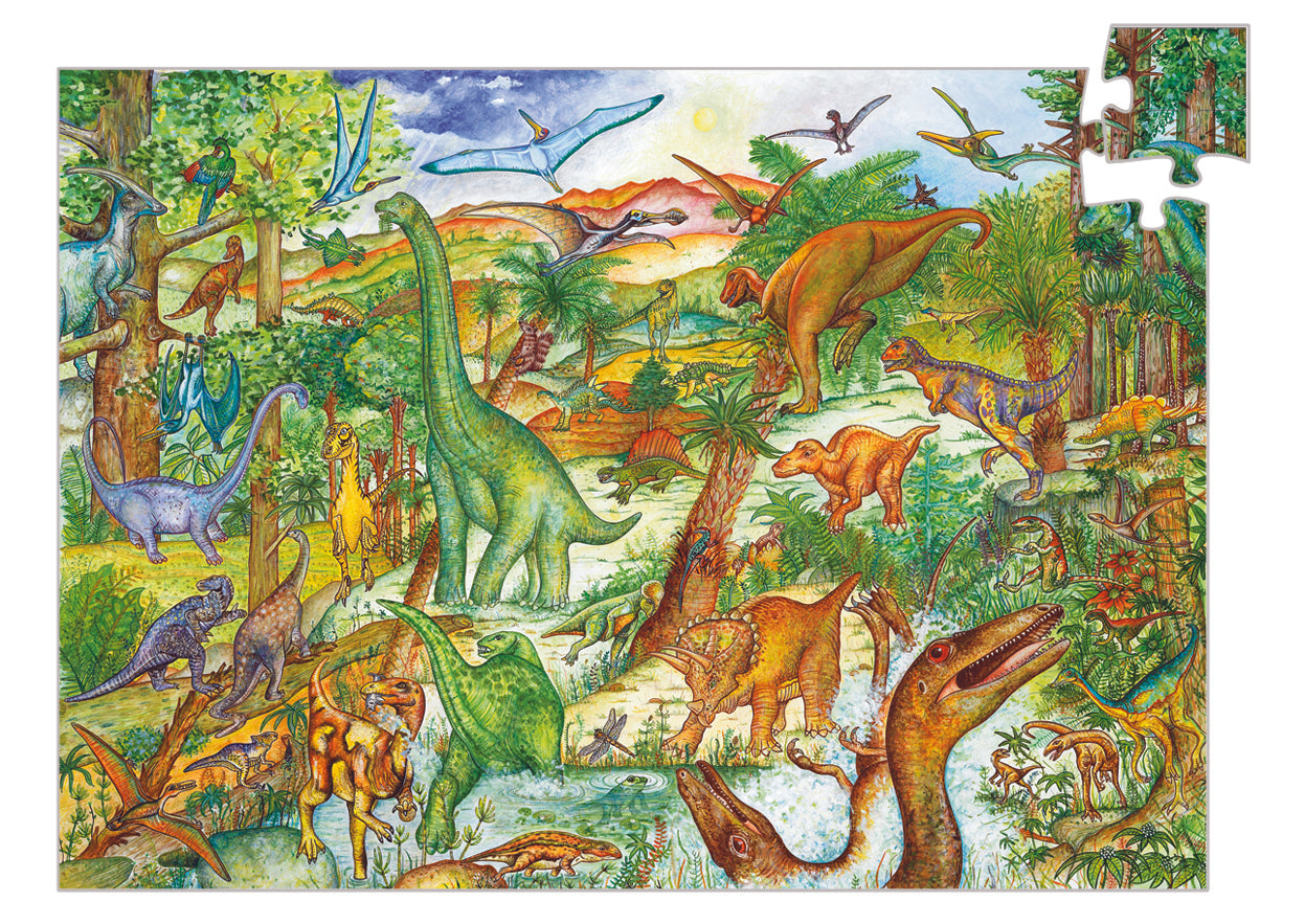 Djeco | Puzzle Observation - Dinosaurs 100pc