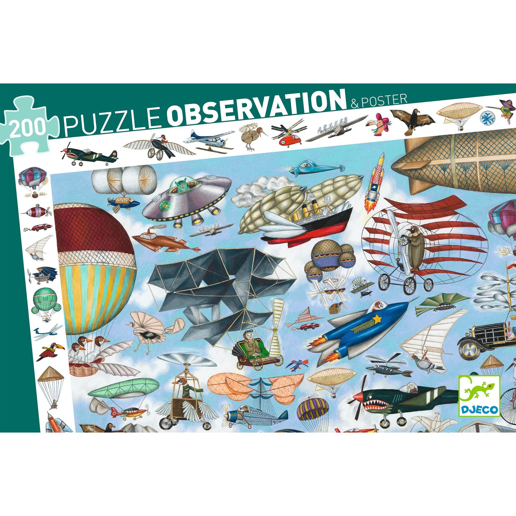 Djeco | Puzzle Observation - Aero Club 200pc