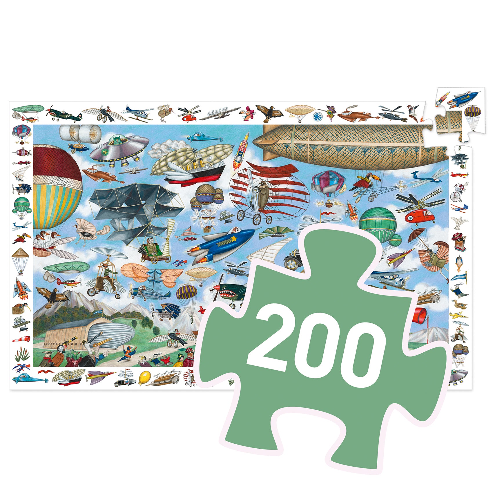 Djeco | Puzzle Observation - Aero Club 200pc