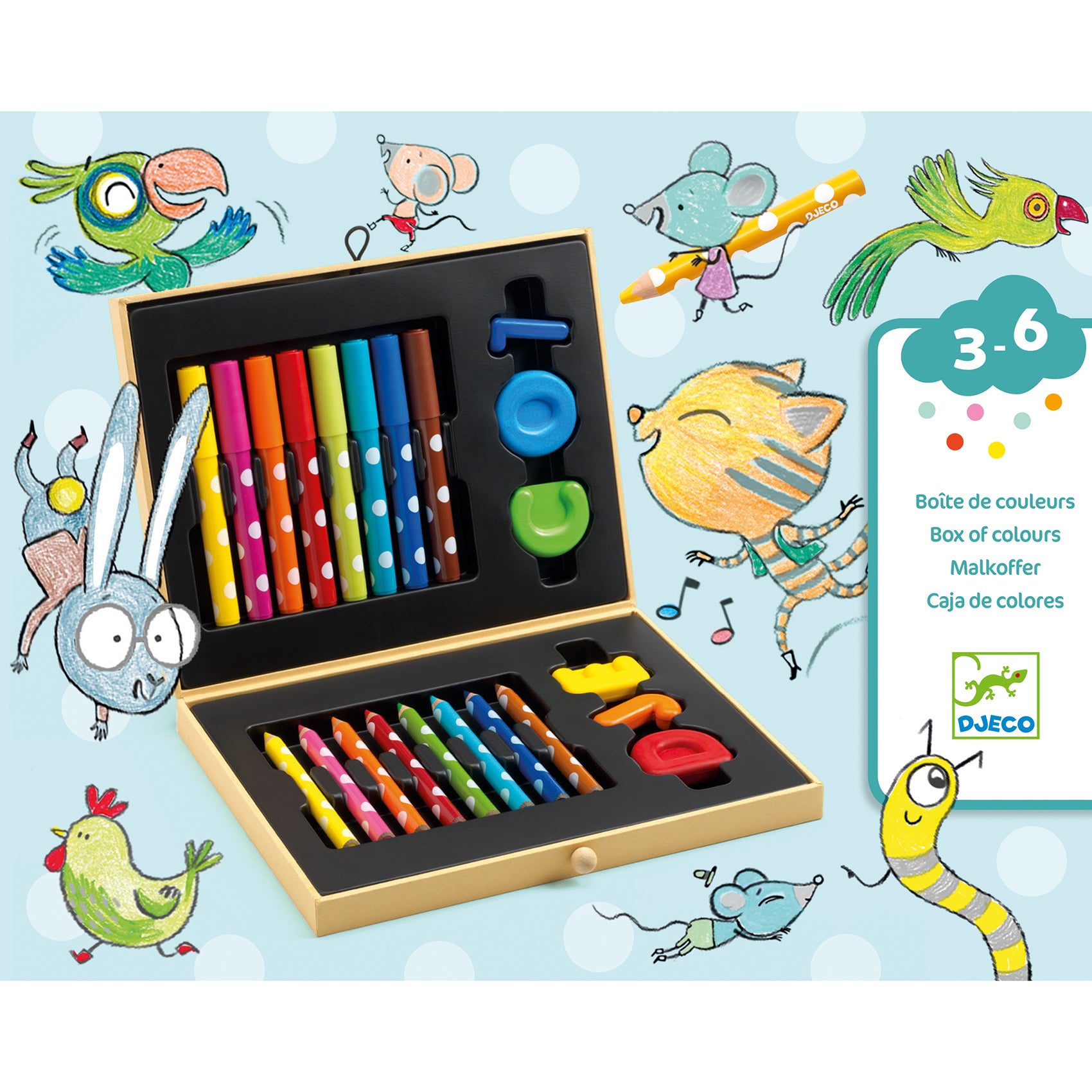 Djeco | Toddler Box of Colours