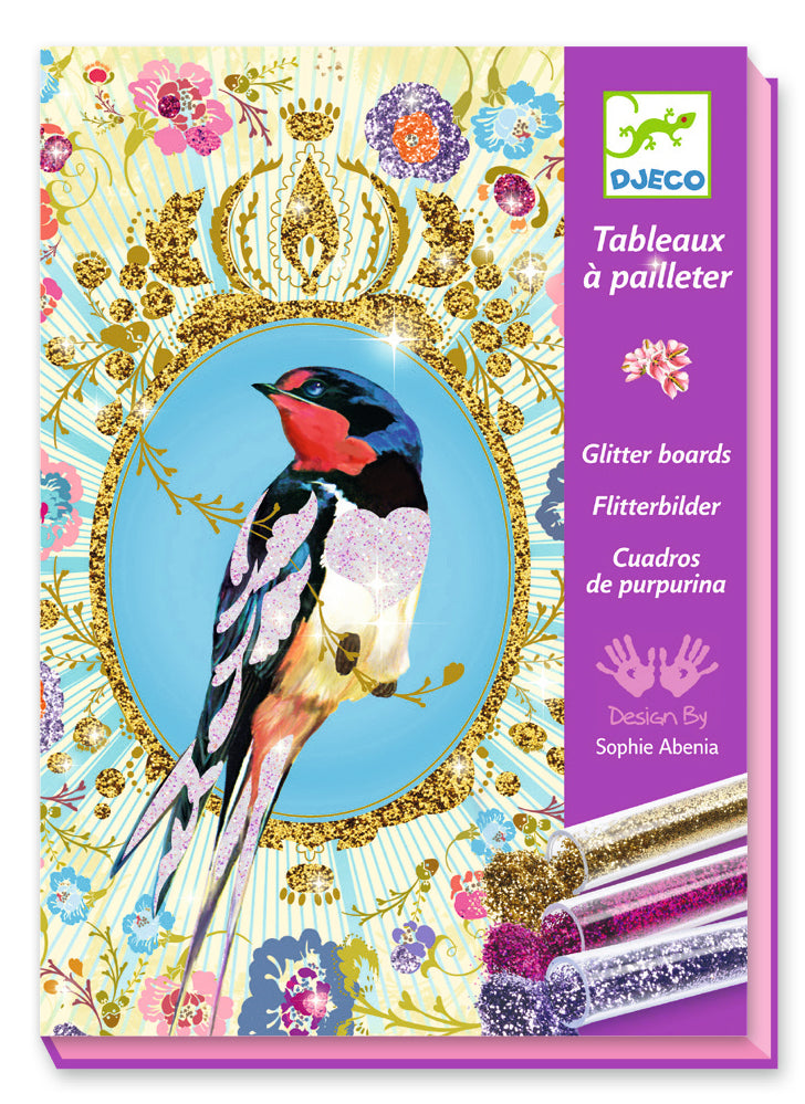 Djeco | Glitter Boards - Birds