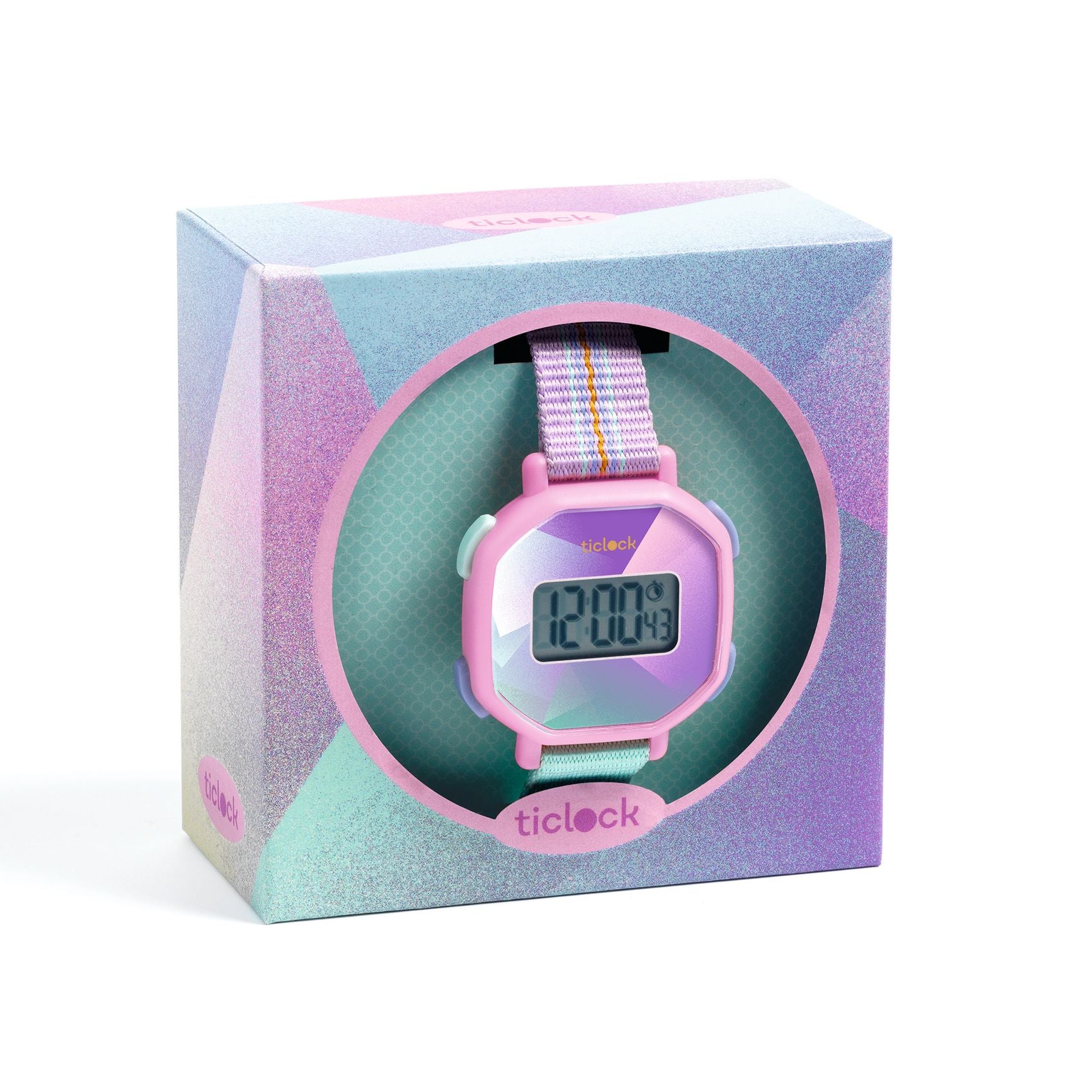 Djeco | Digital Watch - Purple Prisma