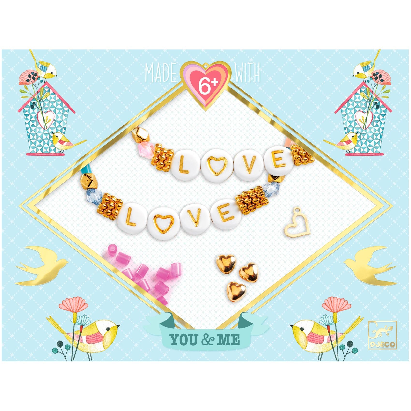 Djeco | You & Me Jewellery Making Set - Letters