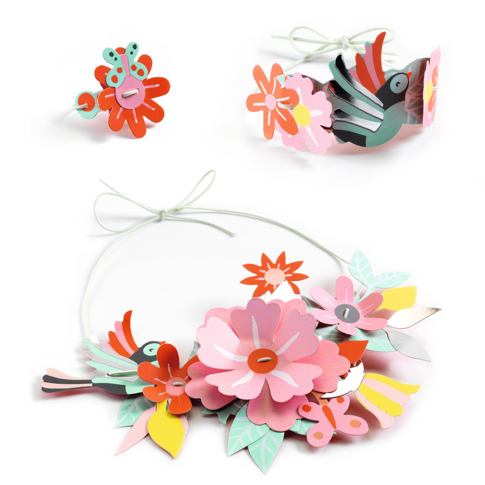 Djeco | DIY Kit - Colourful Fun Paper Jewellery