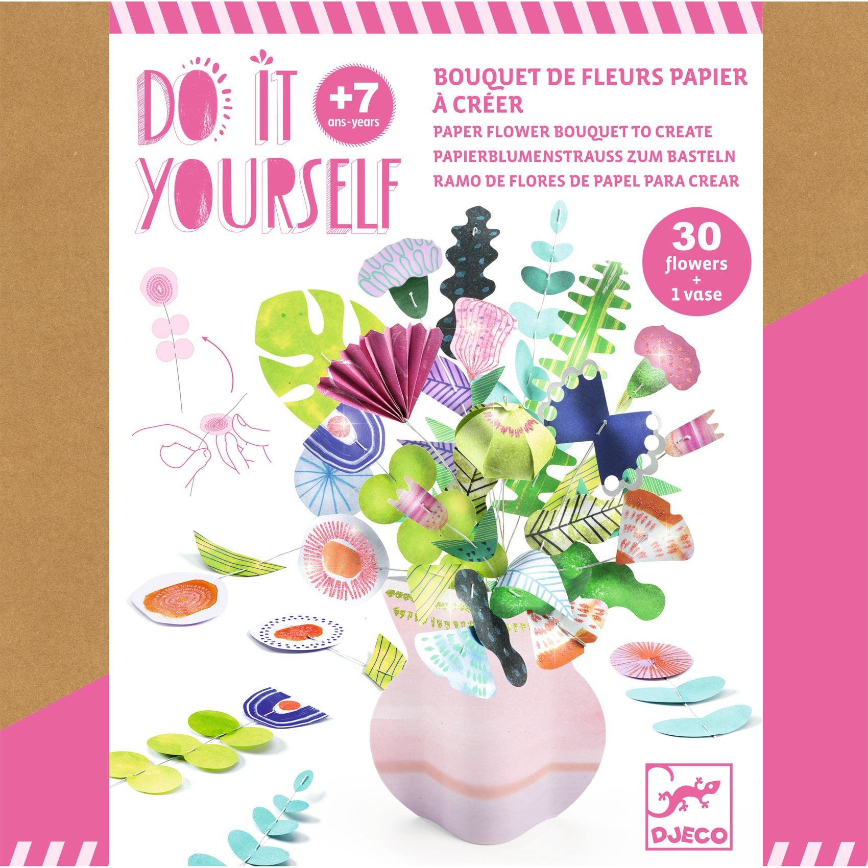 Djeco | DIY Kit - Delicate Paper Flowers