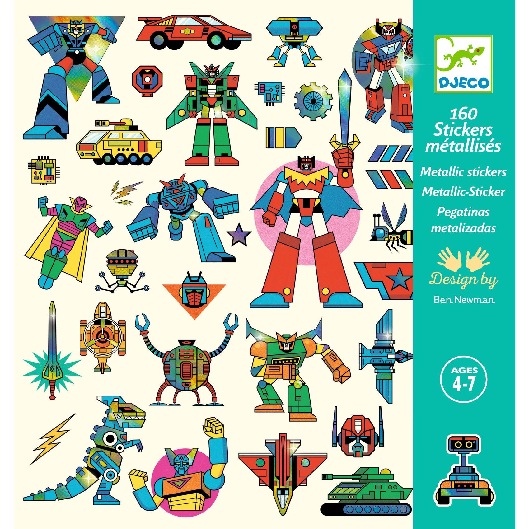 Djeco | Stickers - Robots