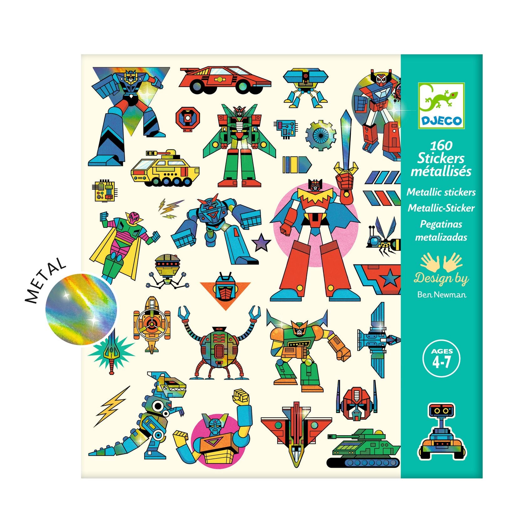 Djeco | Stickers - Robots