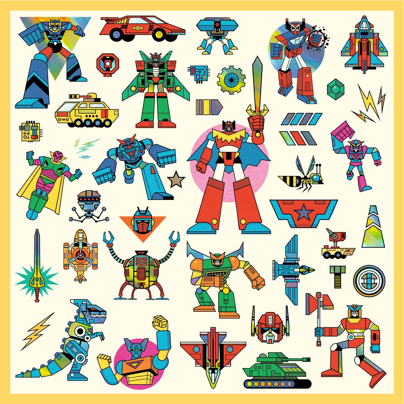 Djeco | Stickers - Robots