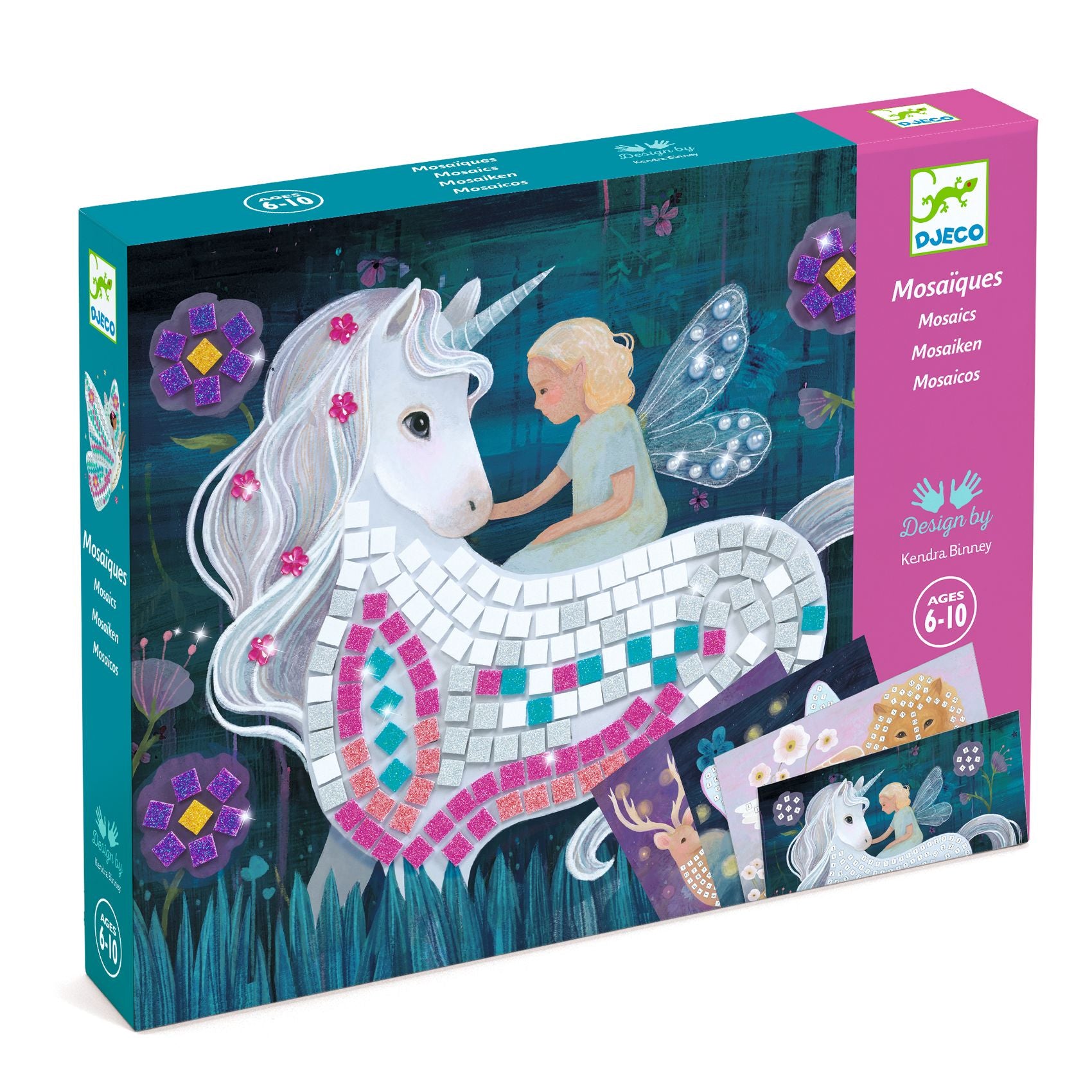 Djeco | Art by Number Mosaic Kit - The Enchanted World