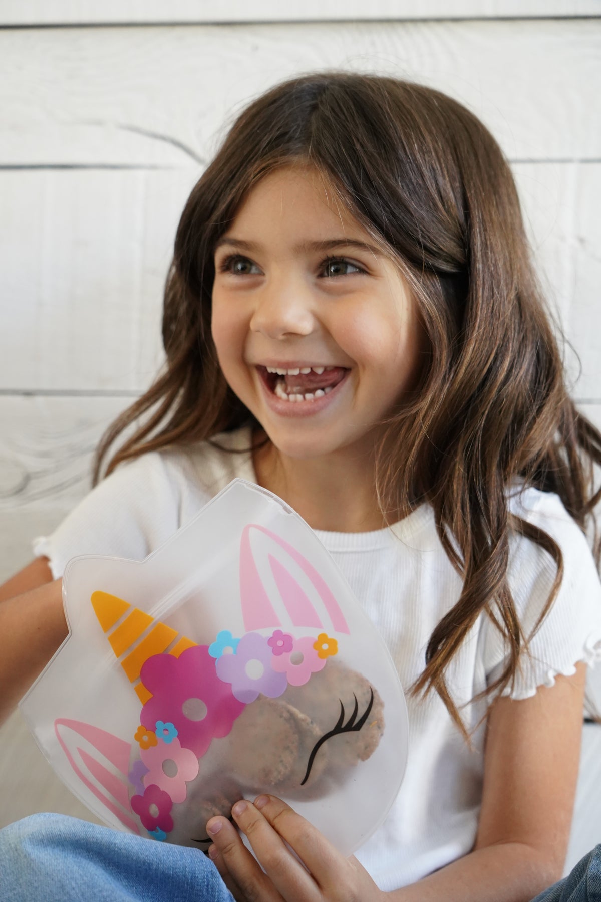 Melii | Reusable Snack Bags 6pk - Flower, Unicorn & Rainbow