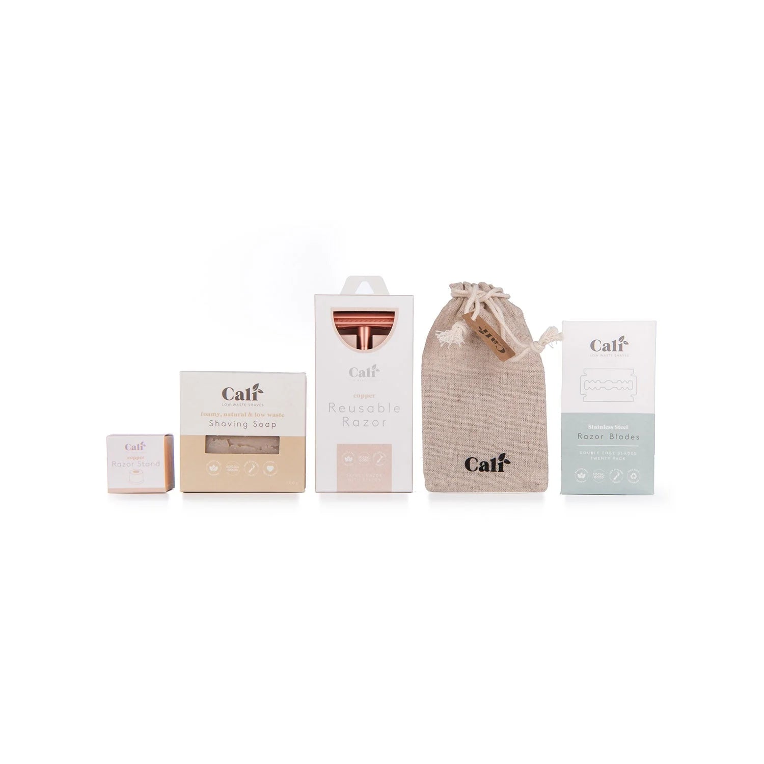 Caliwoods | Low Waste Shave Kit