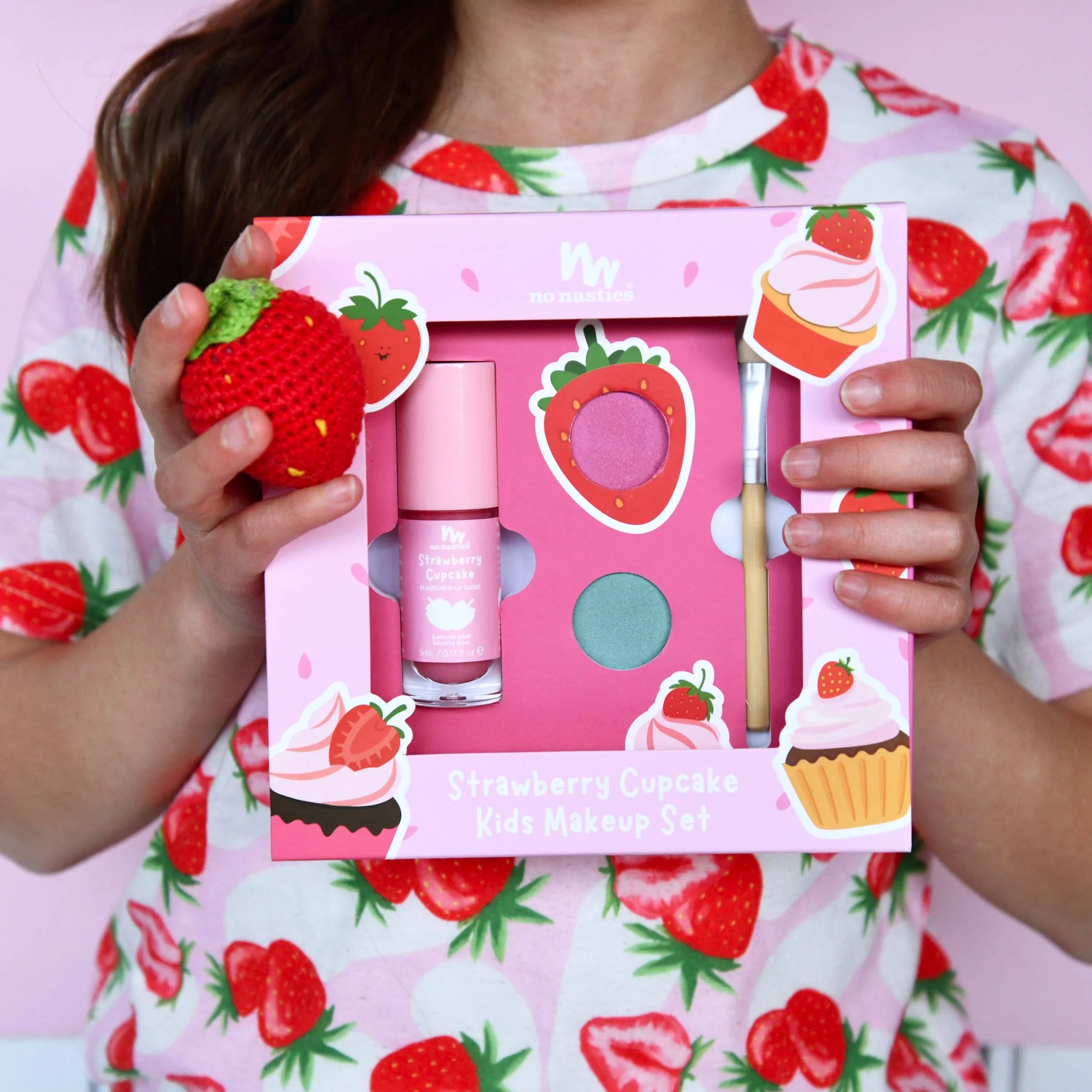 No Nasties | Make Up Gift Set - Strawberry Cupcake