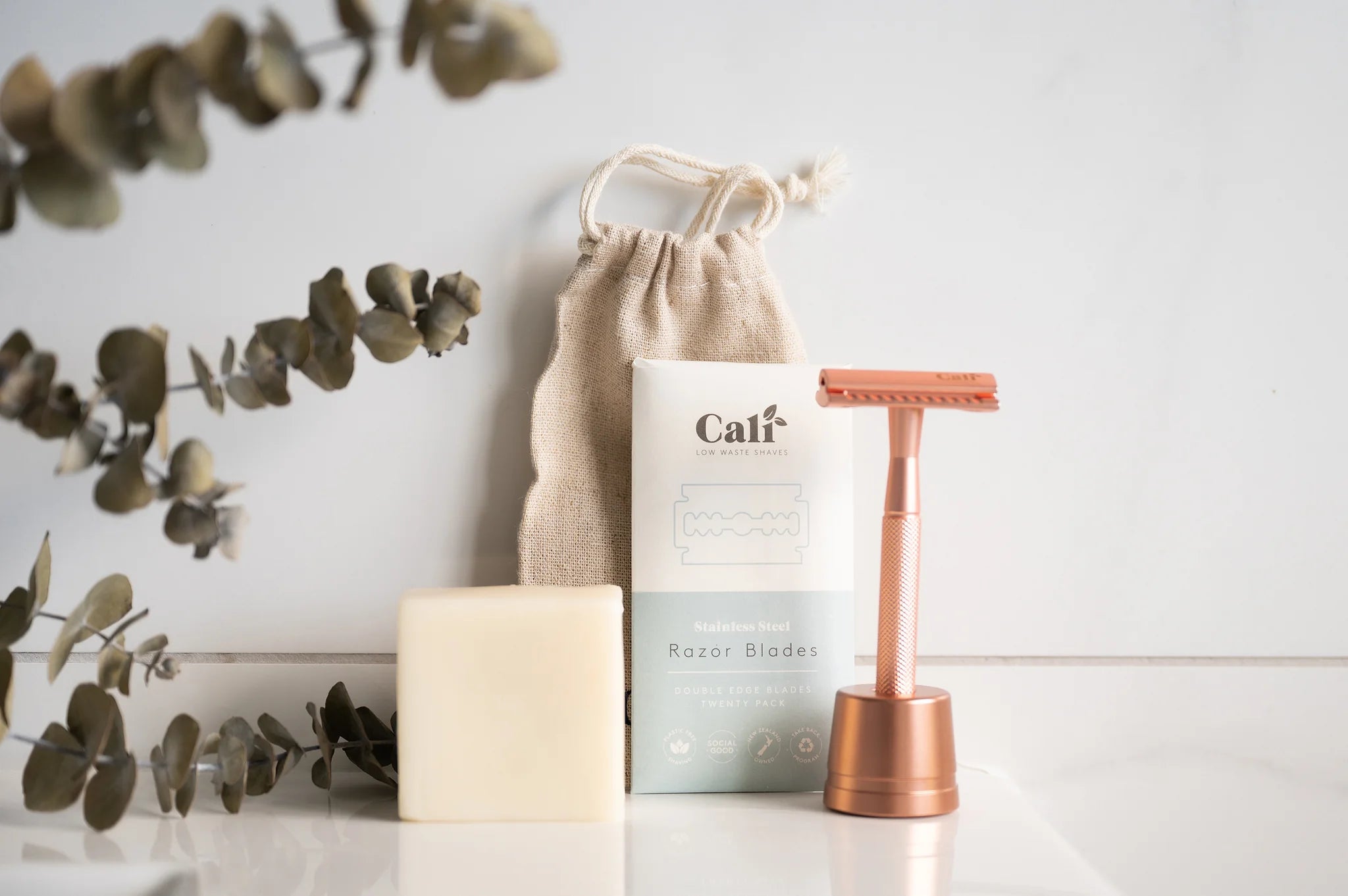 Caliwoods | Low Waste Shave Kit