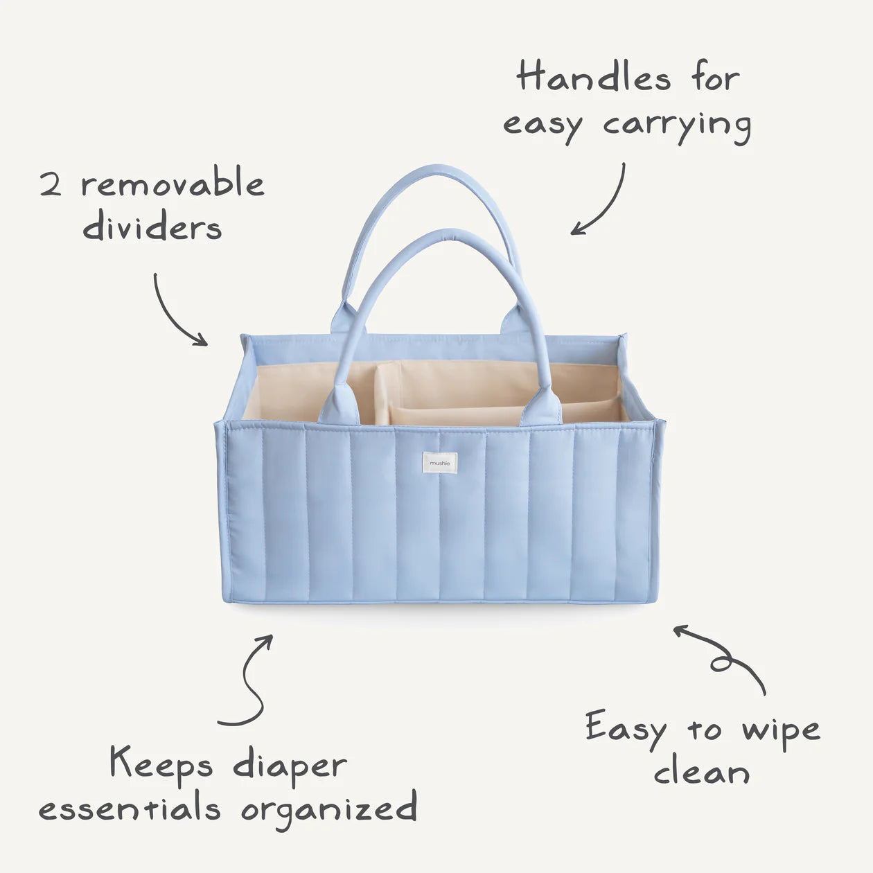 Mushie | Nappy Caddy