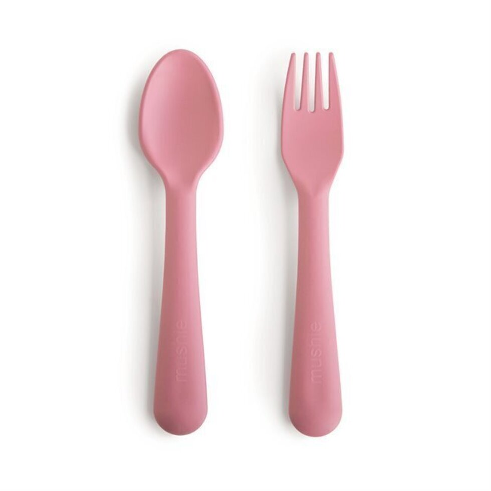 Mushie | Fork and Spoon Set