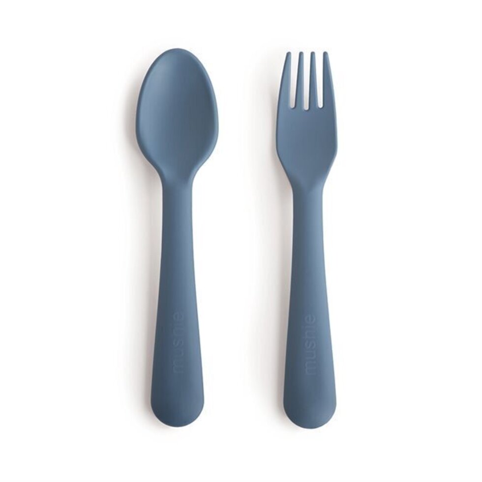 Mushie | Fork and Spoon Set