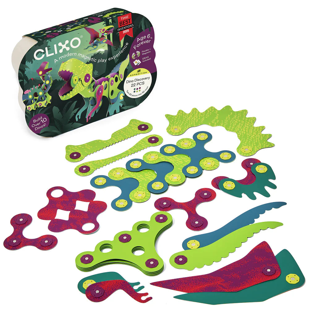 Clixo | Dino Discovery - 22pc