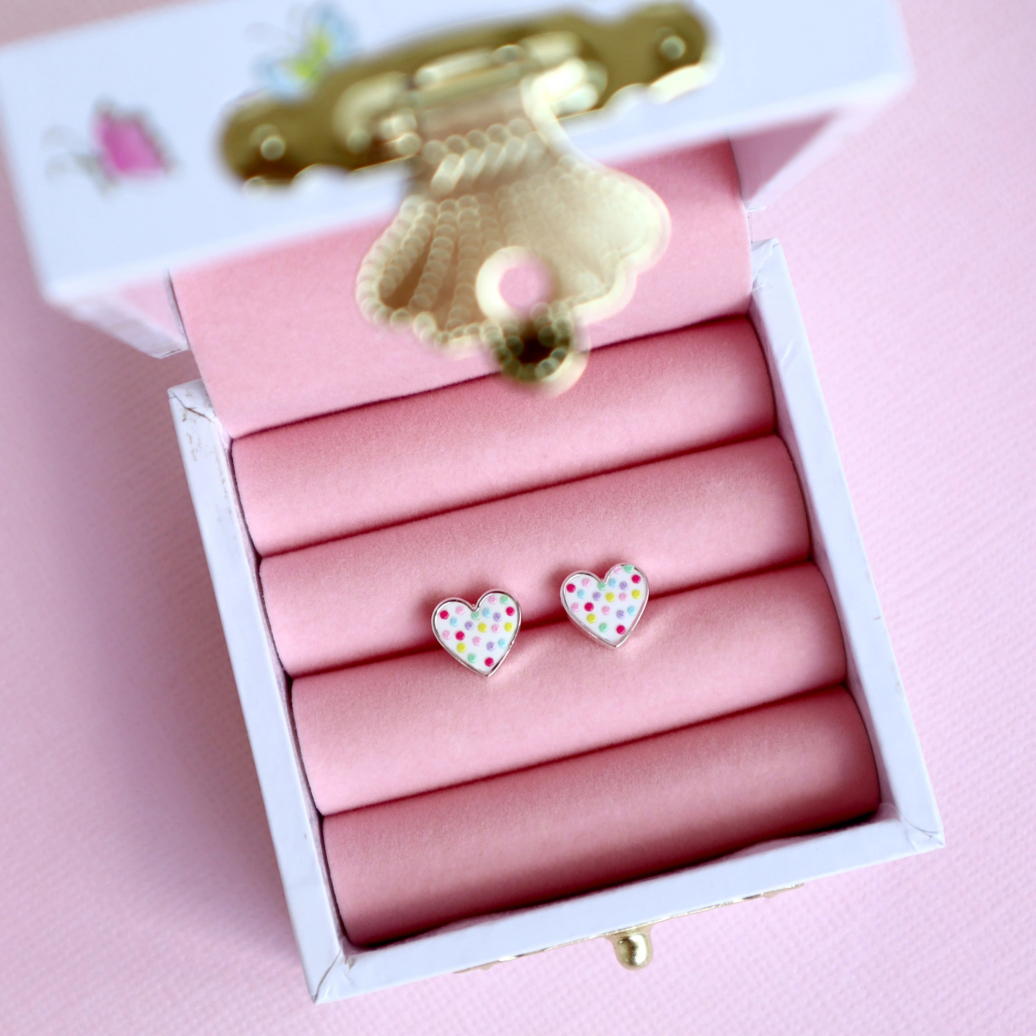 Lauren Hinkley | Confetti Heart Earrings