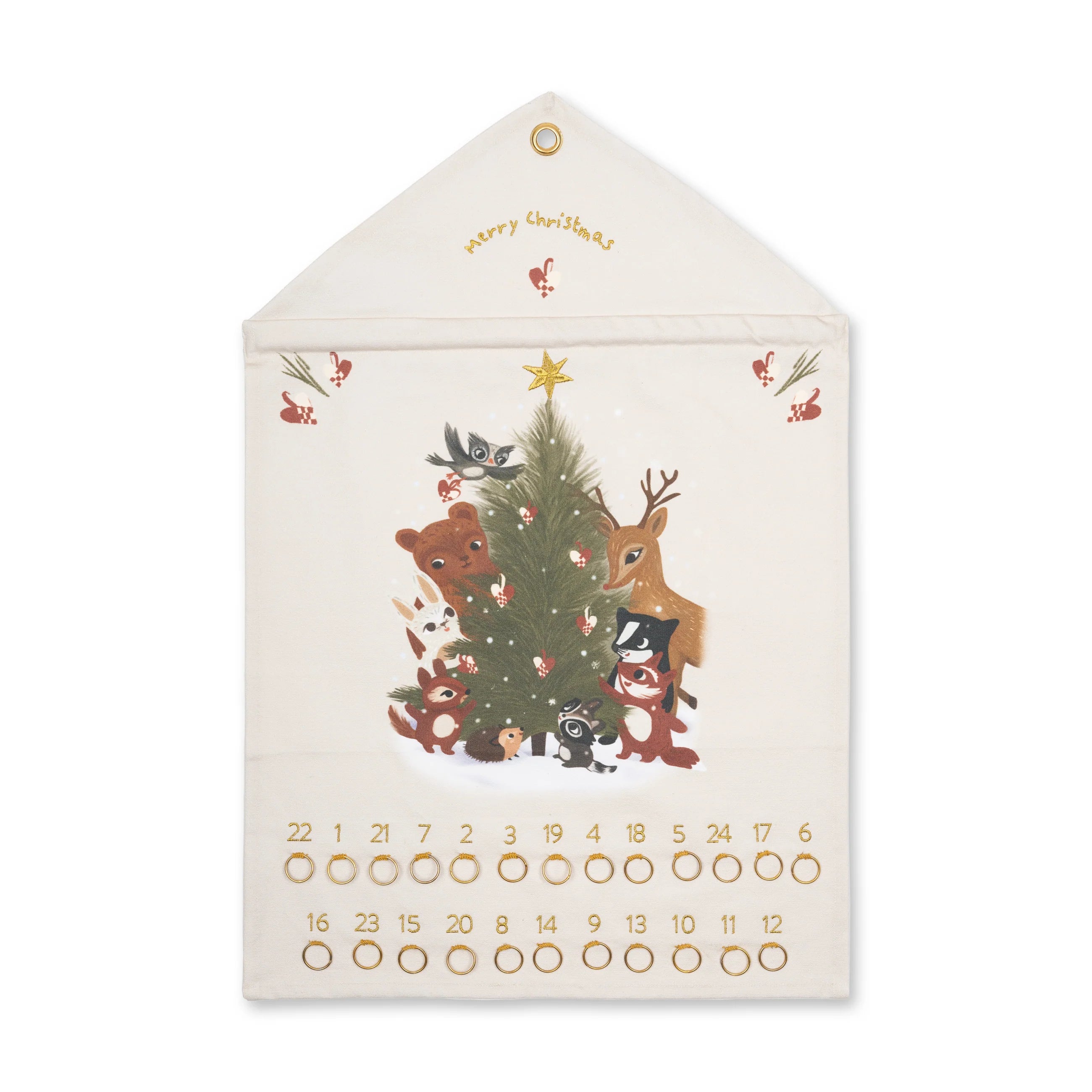 Fabelab | Wall Advent Calendar - Christmas Woodland