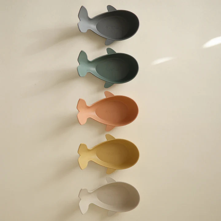 Mushie | Bath Whale Stackers - Original