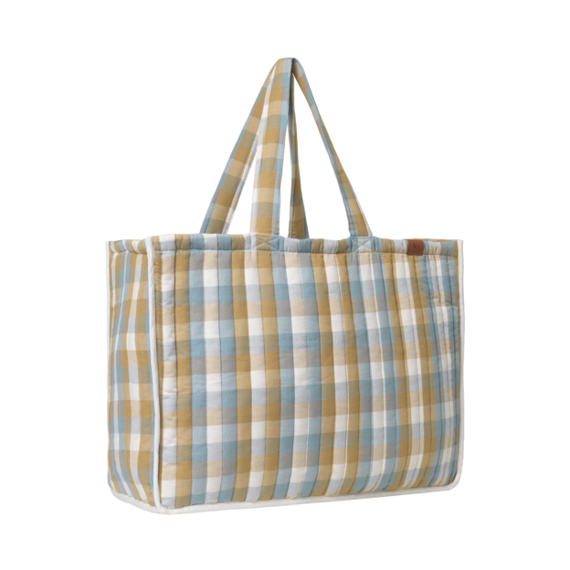 *GARAGE SALE* Fabelab | Weekend Storage Bag - Cottage Blue Checks