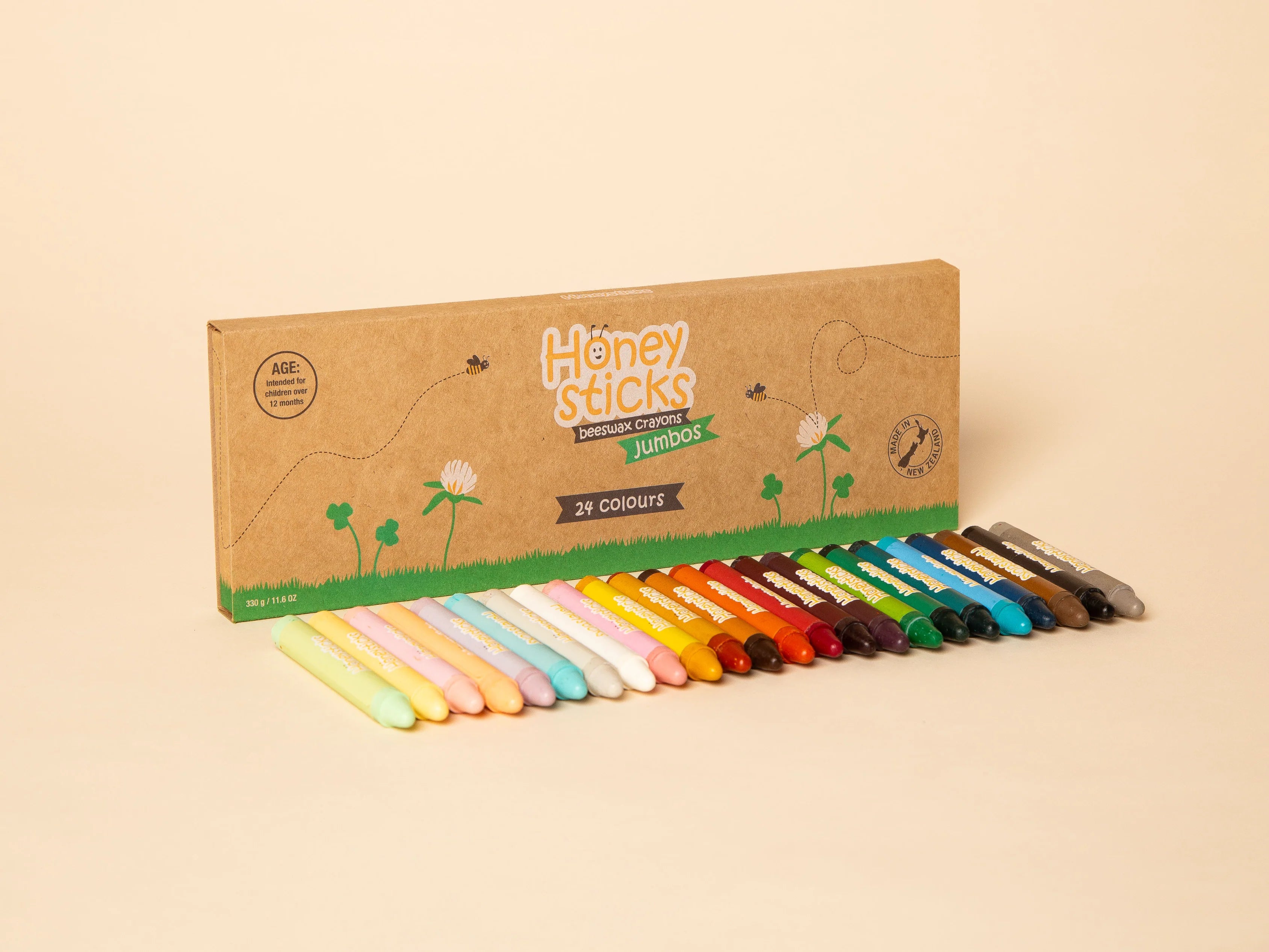 Honeysticks | Beeswax Crayons - Jumbo - 24pk