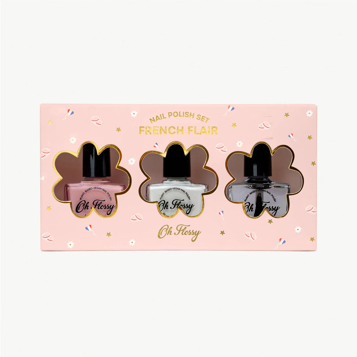 Oh Flossy | Nail Polish Set - French Flair 3pk