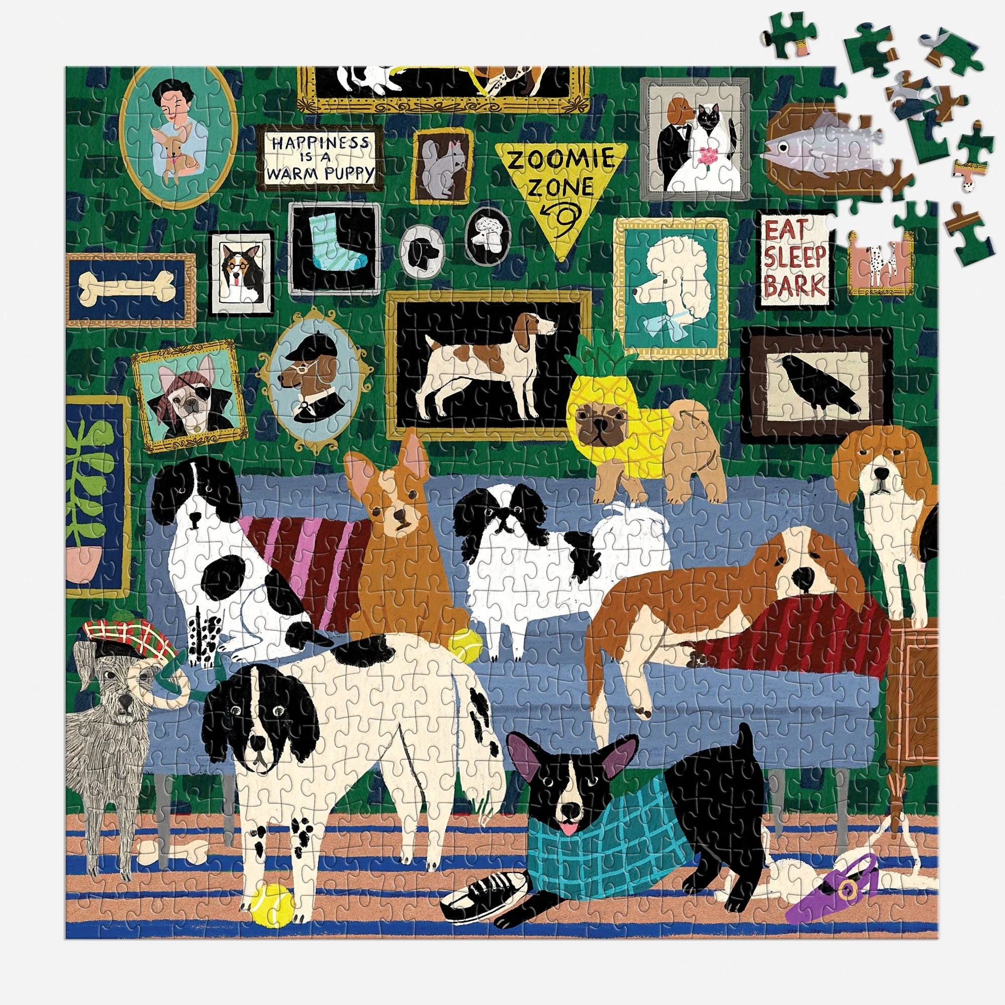 Galison | 500pc Puzzle - Lounge Dogs
