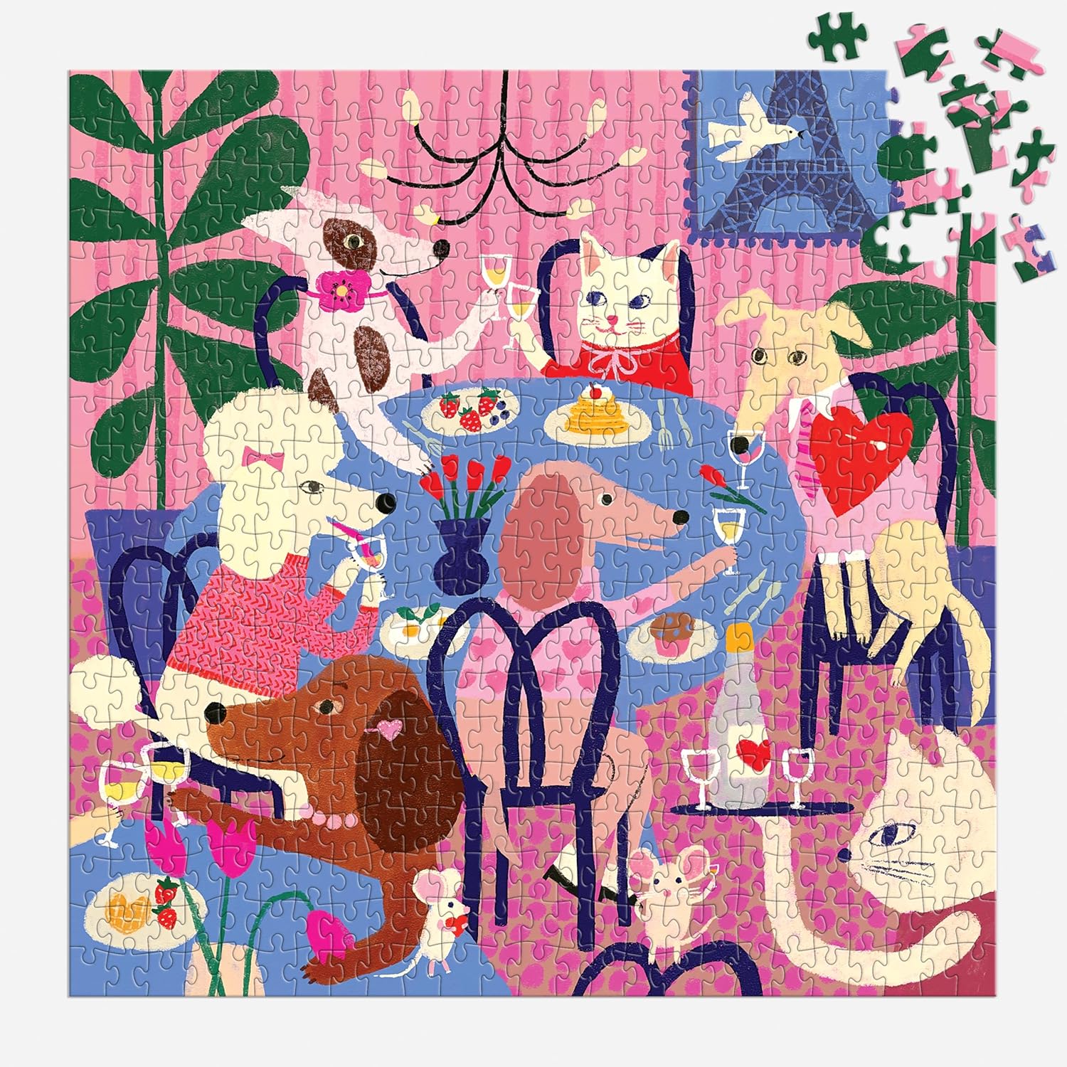 Galison | 500pc Puzzle - Paws for Love