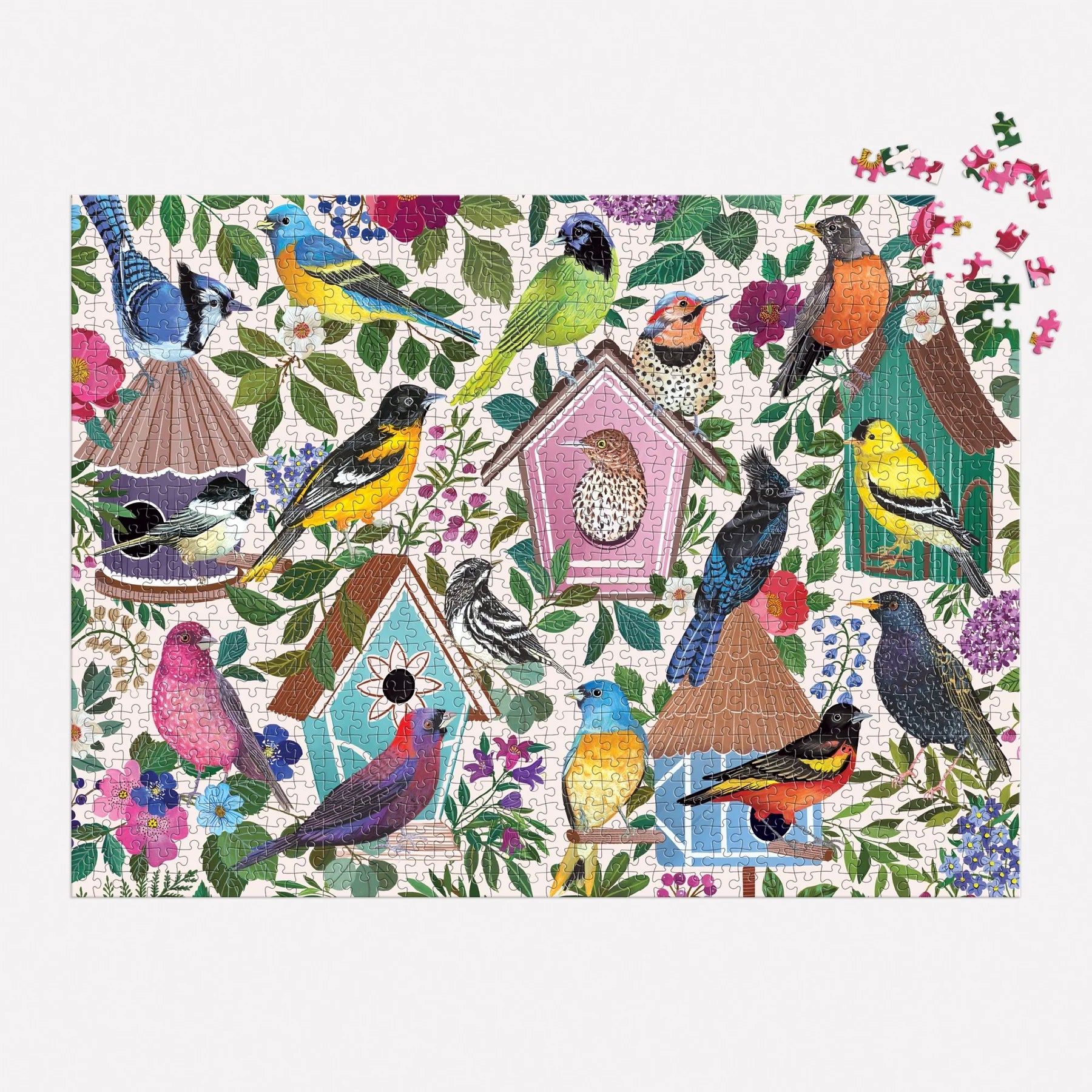 Galison | 1000pc Puzzle - Birdhouse Lane