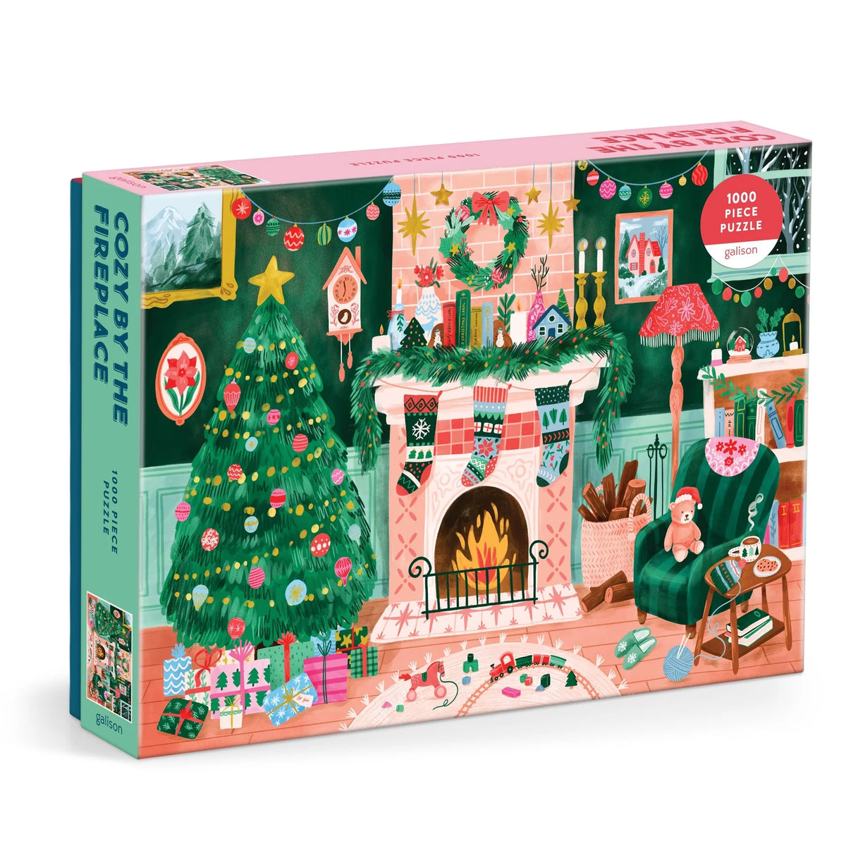 Galison | 1000pc Puzzle Cozy by the Fireplace