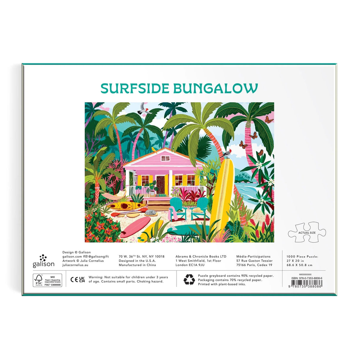 Galison | 1000pc Puzzle Surfside Bungalow