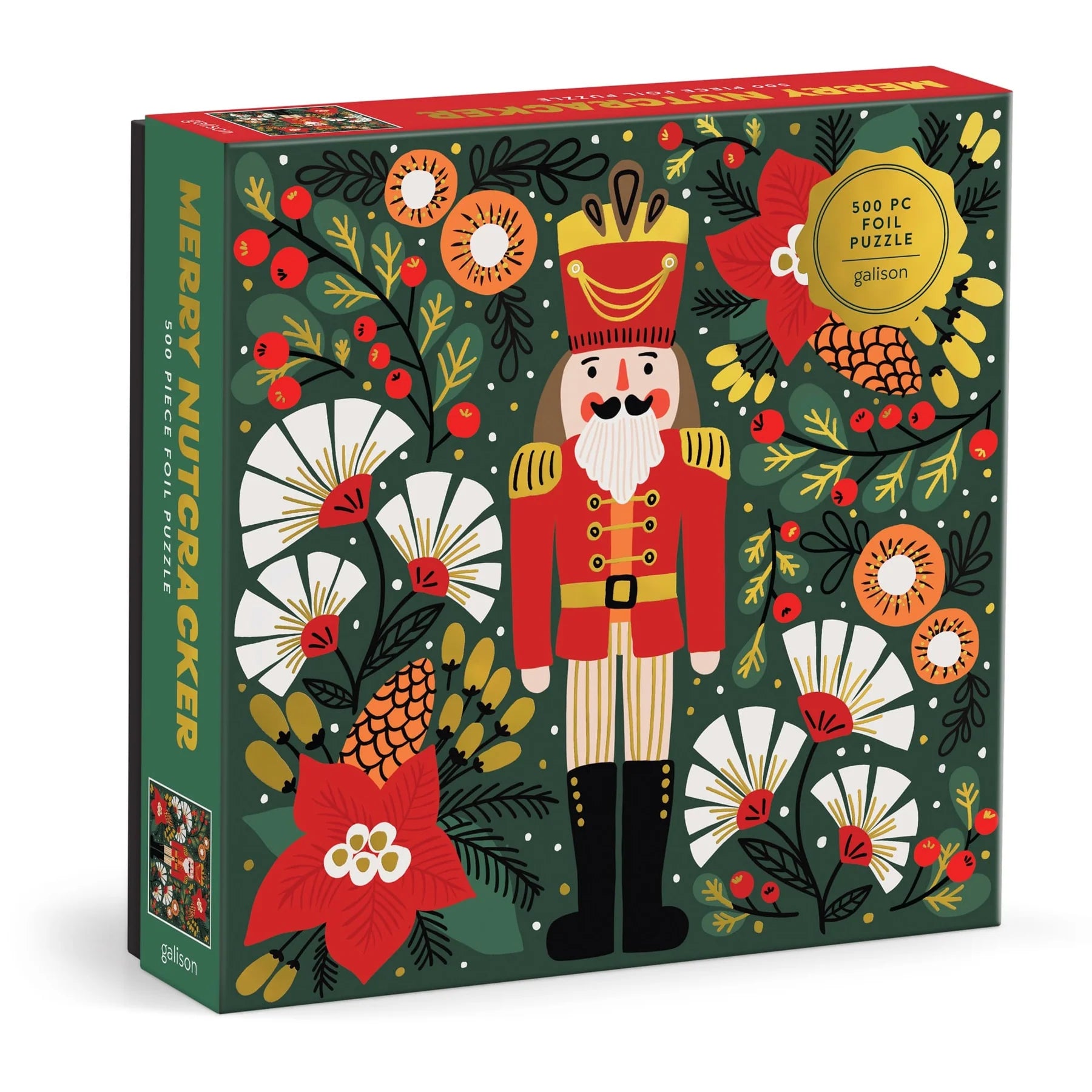 Galison | 500pc Puzzle - Merry Nutcracker