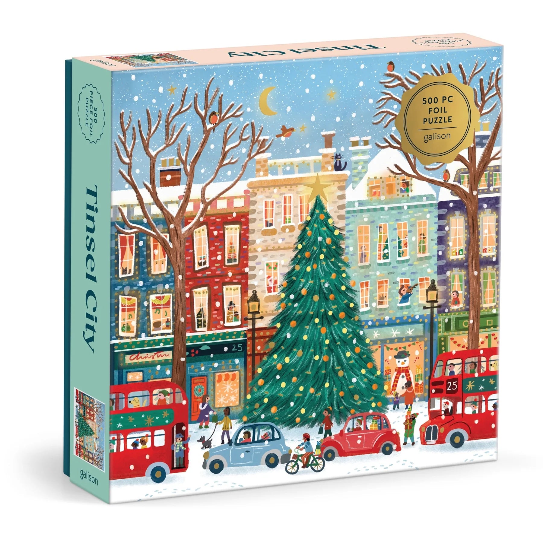 Galison | 500pc Puzzle - Tinsel City